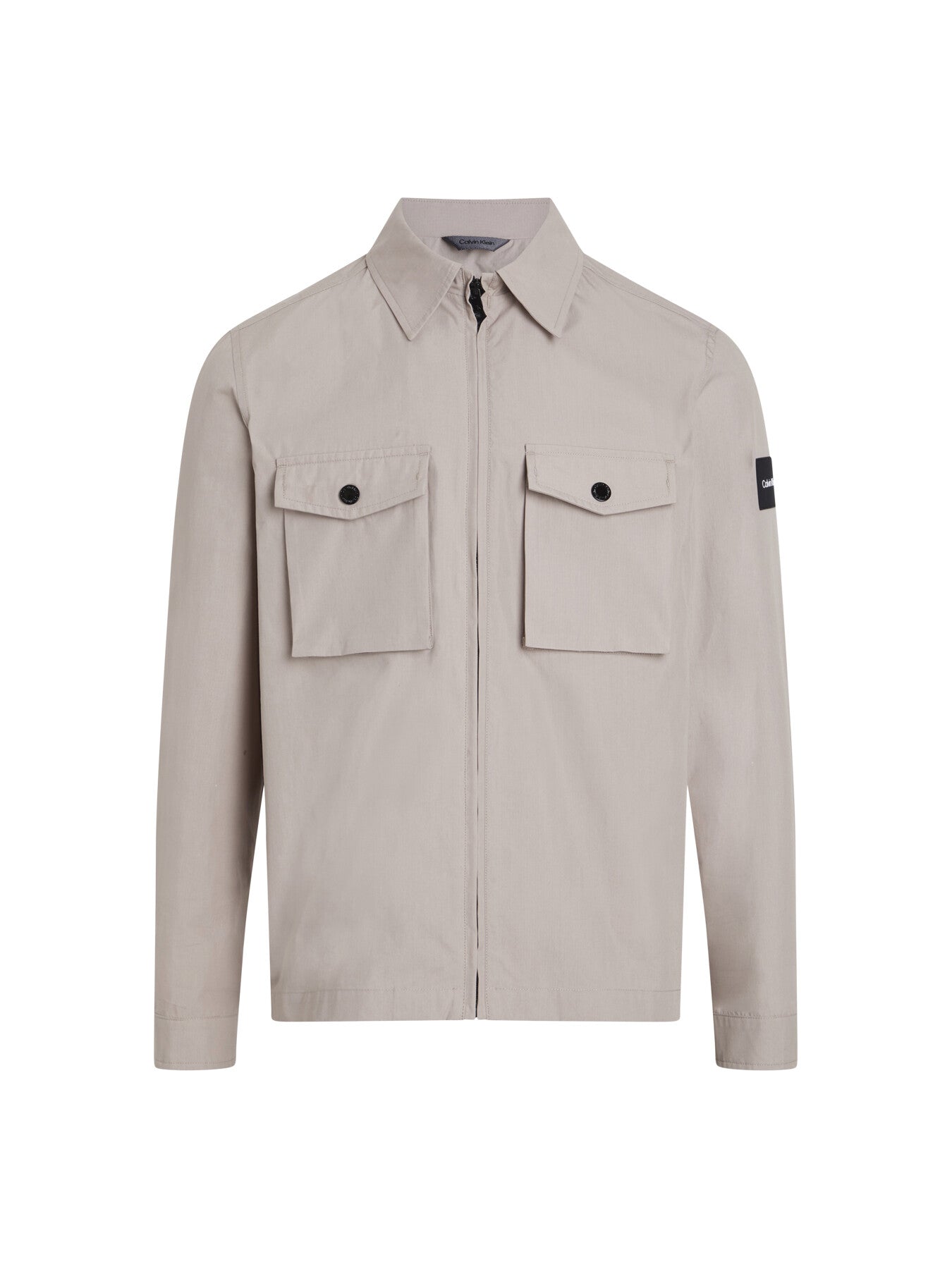Zip Up Shirt Jacket