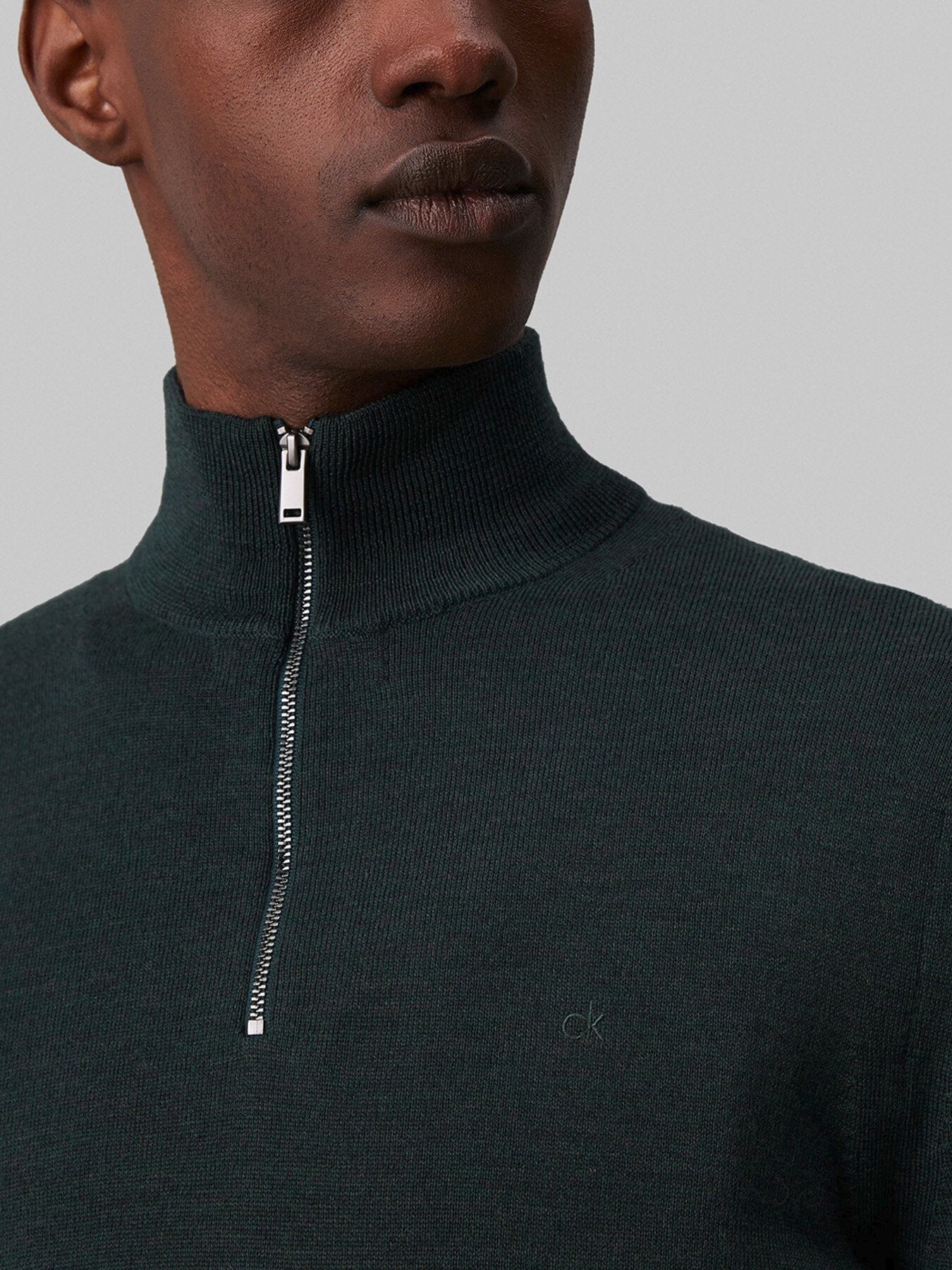 Merino Zip Neck Jumper