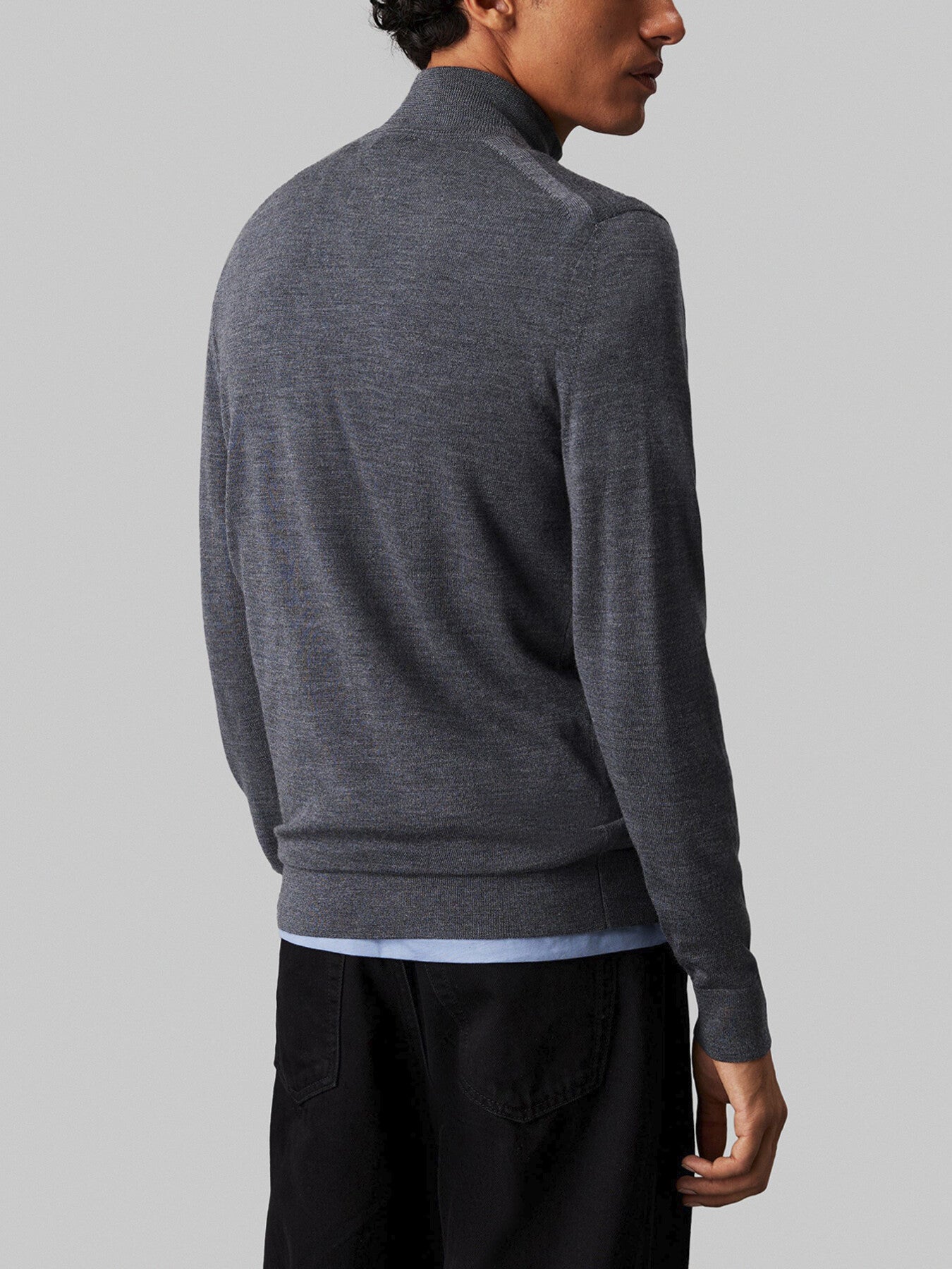 Merino Zip Neck Jumper