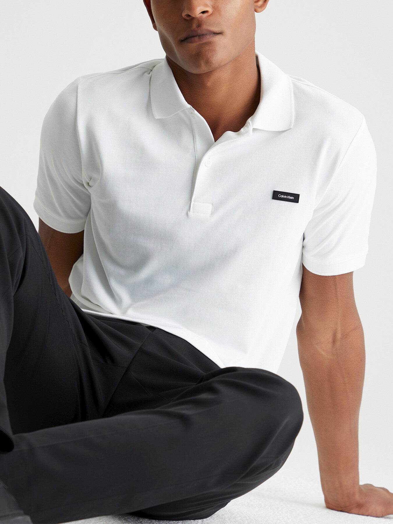 Slim Stretch Pique Polo Shirt