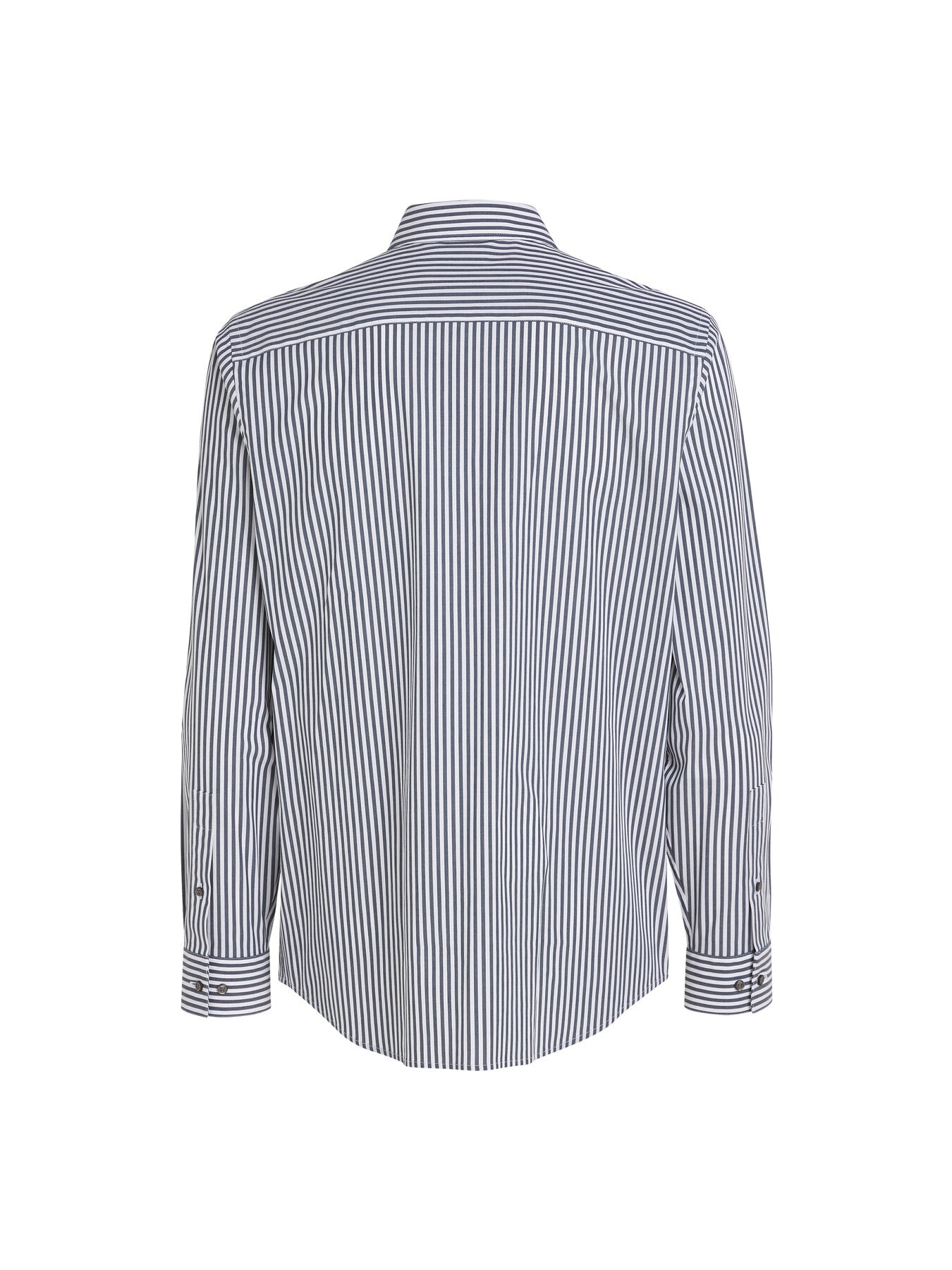 Poplin Stretch Striped Shirt