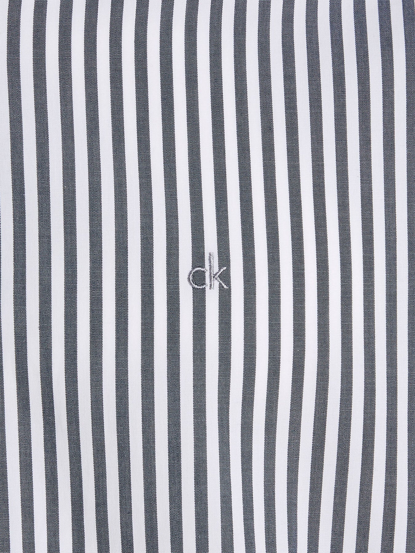Poplin Stretch Striped Shirt