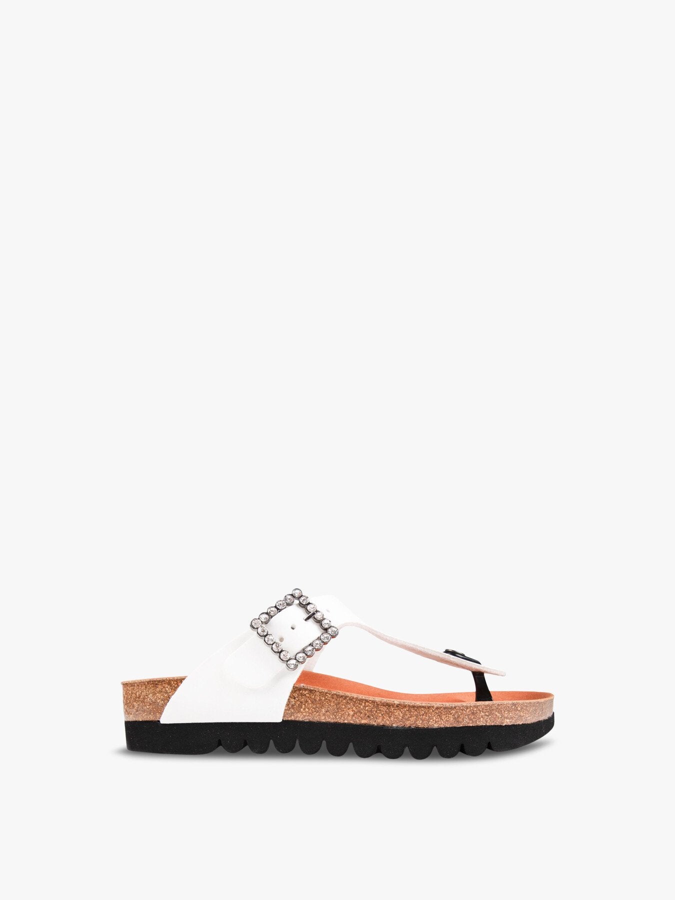 V.GAN Vegan Kiwi Toe Post Sparkle Sandals