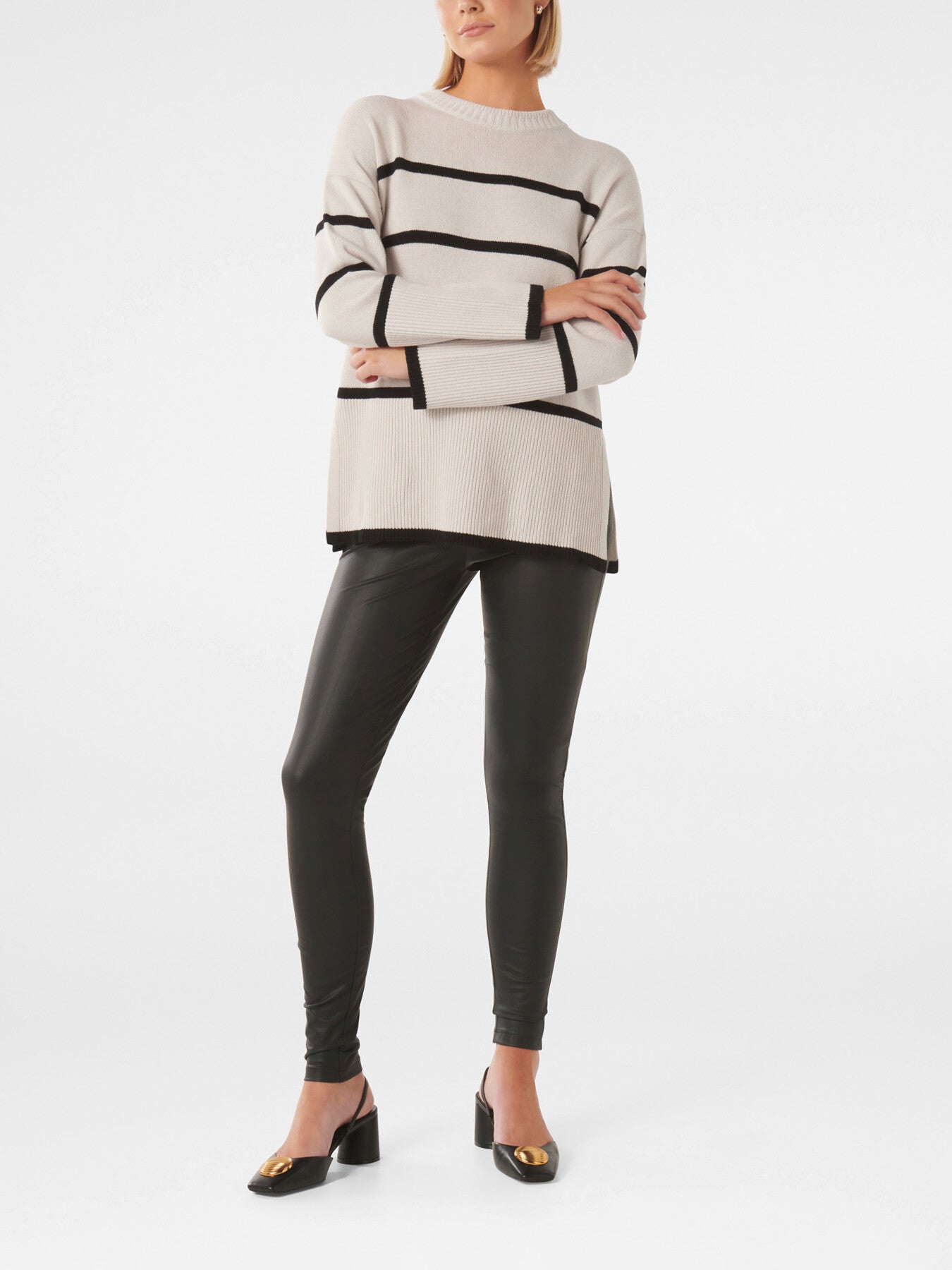 Bianca Relaxed Longline Crew Neck Jumper