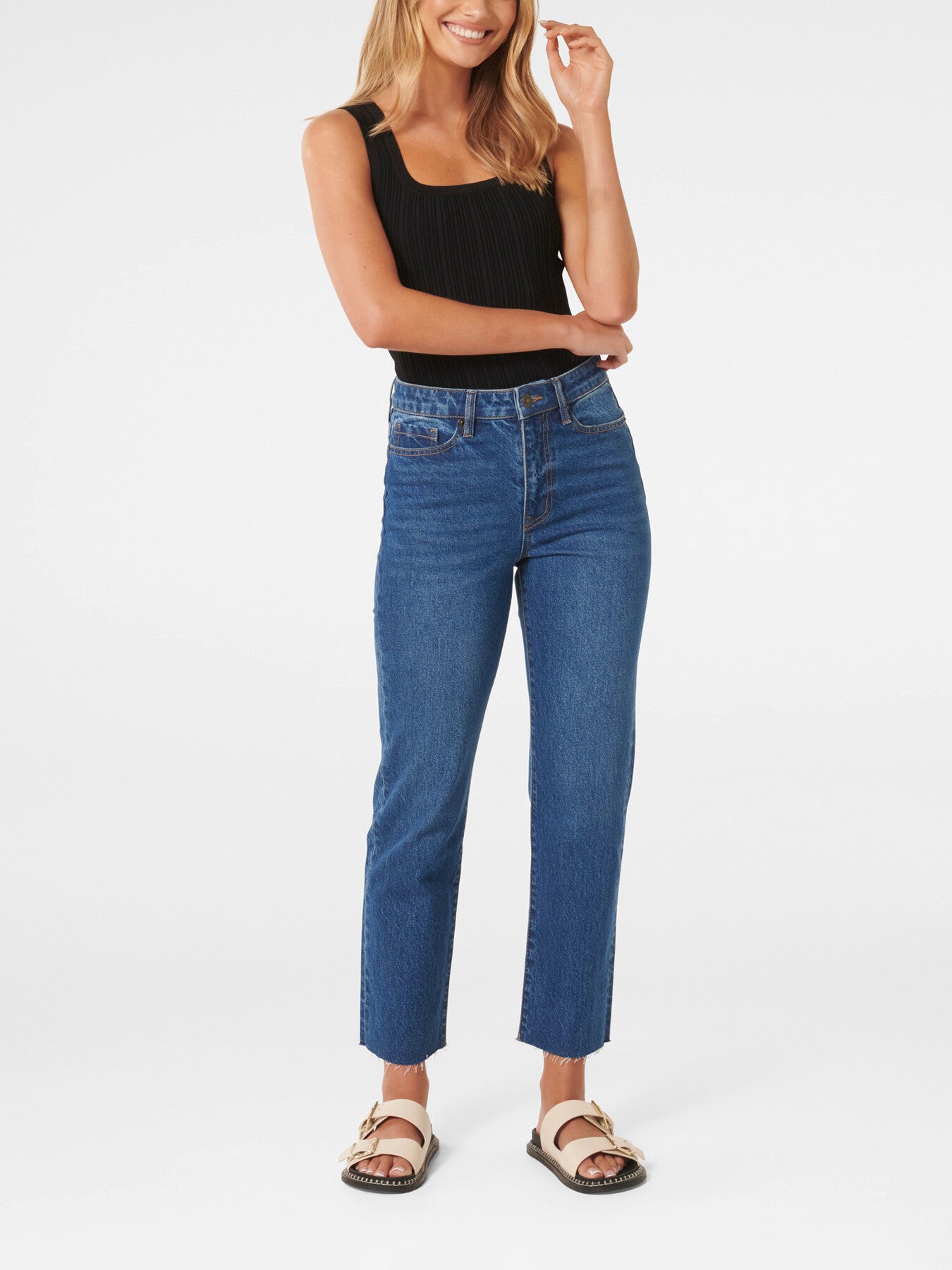 Seville Multi Rib Knit Tank Top