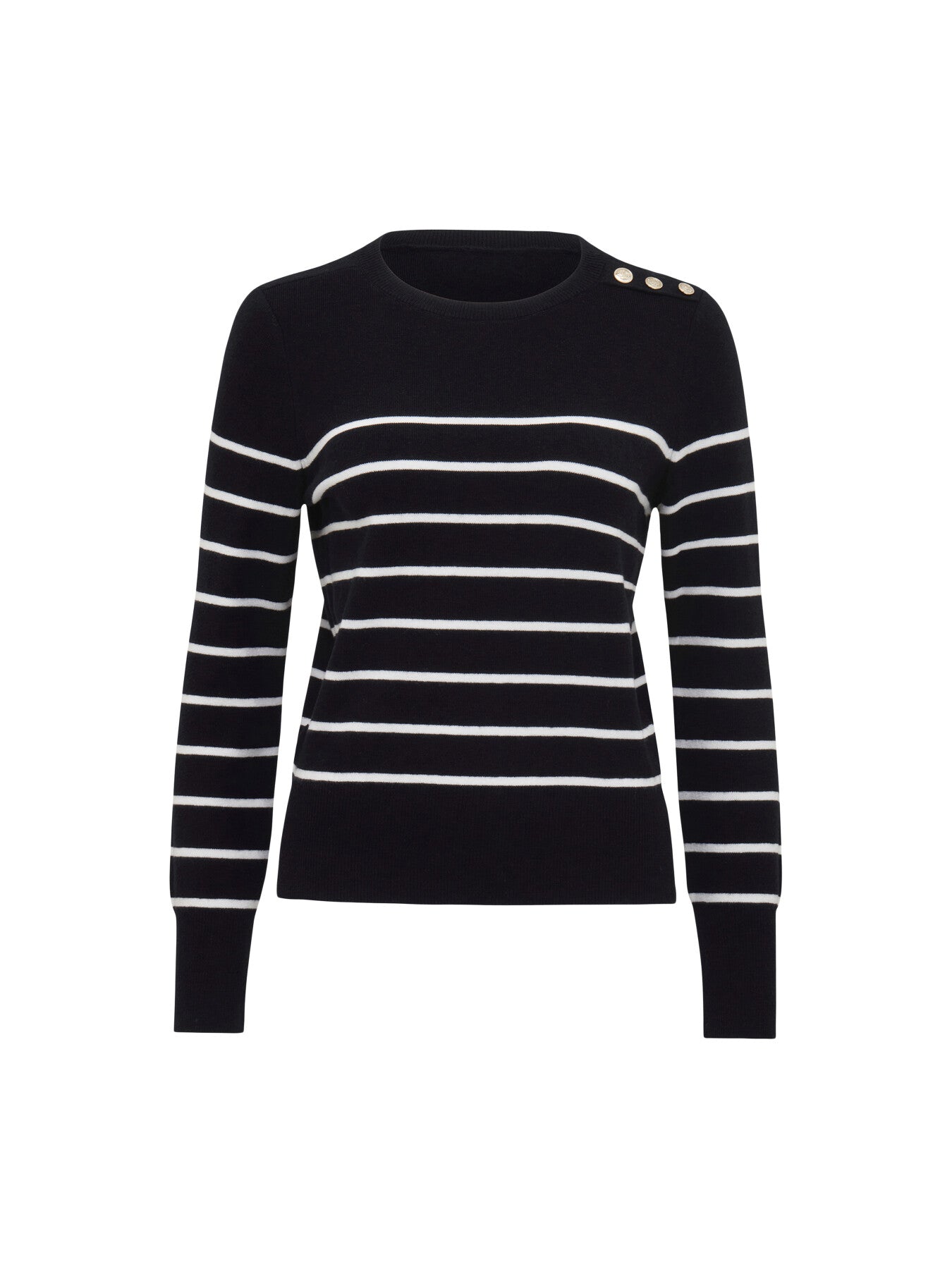 Kim Bretton Striped Knit Jumper