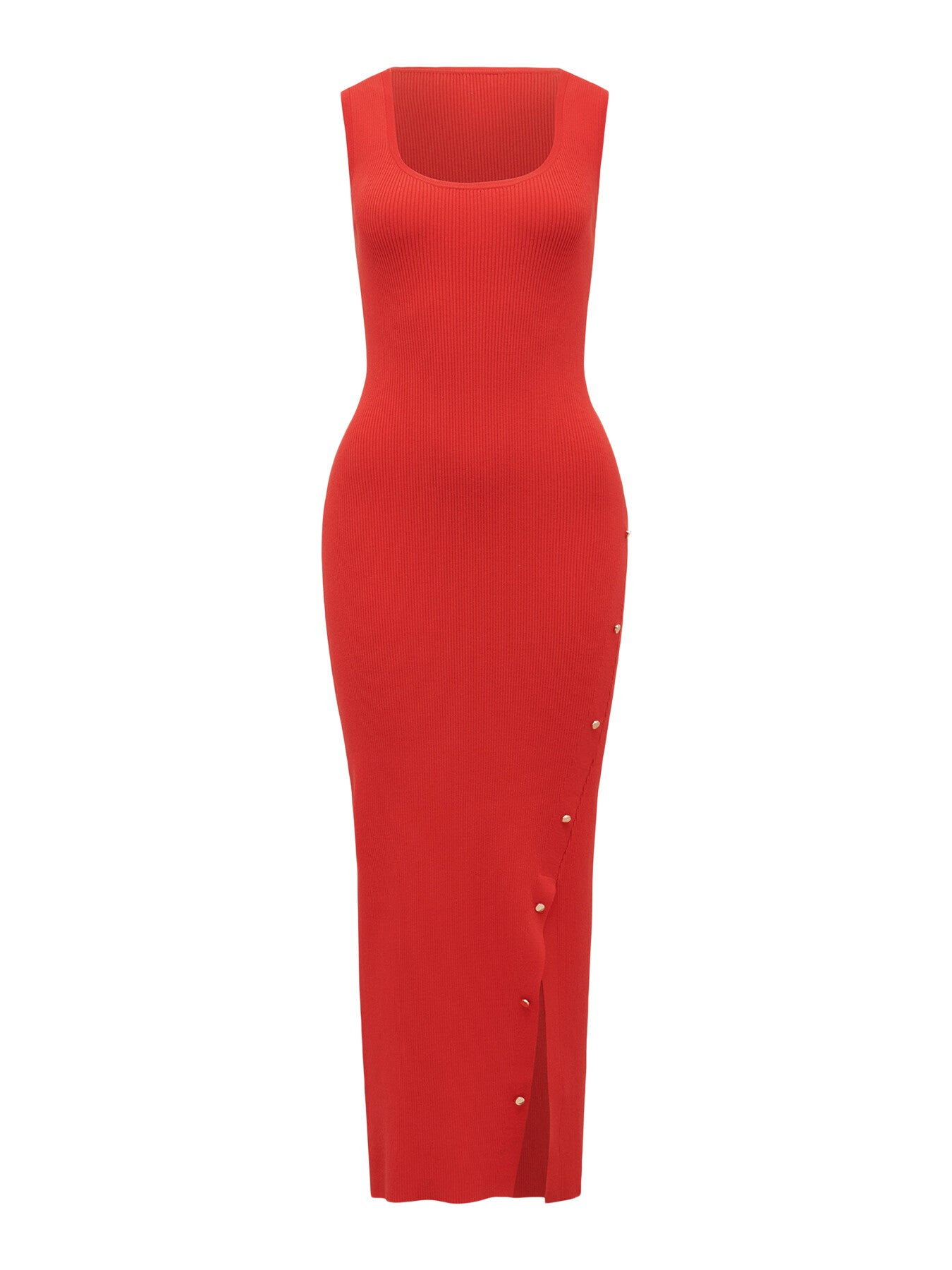 Chelsea Hardware Detail Midi Dress