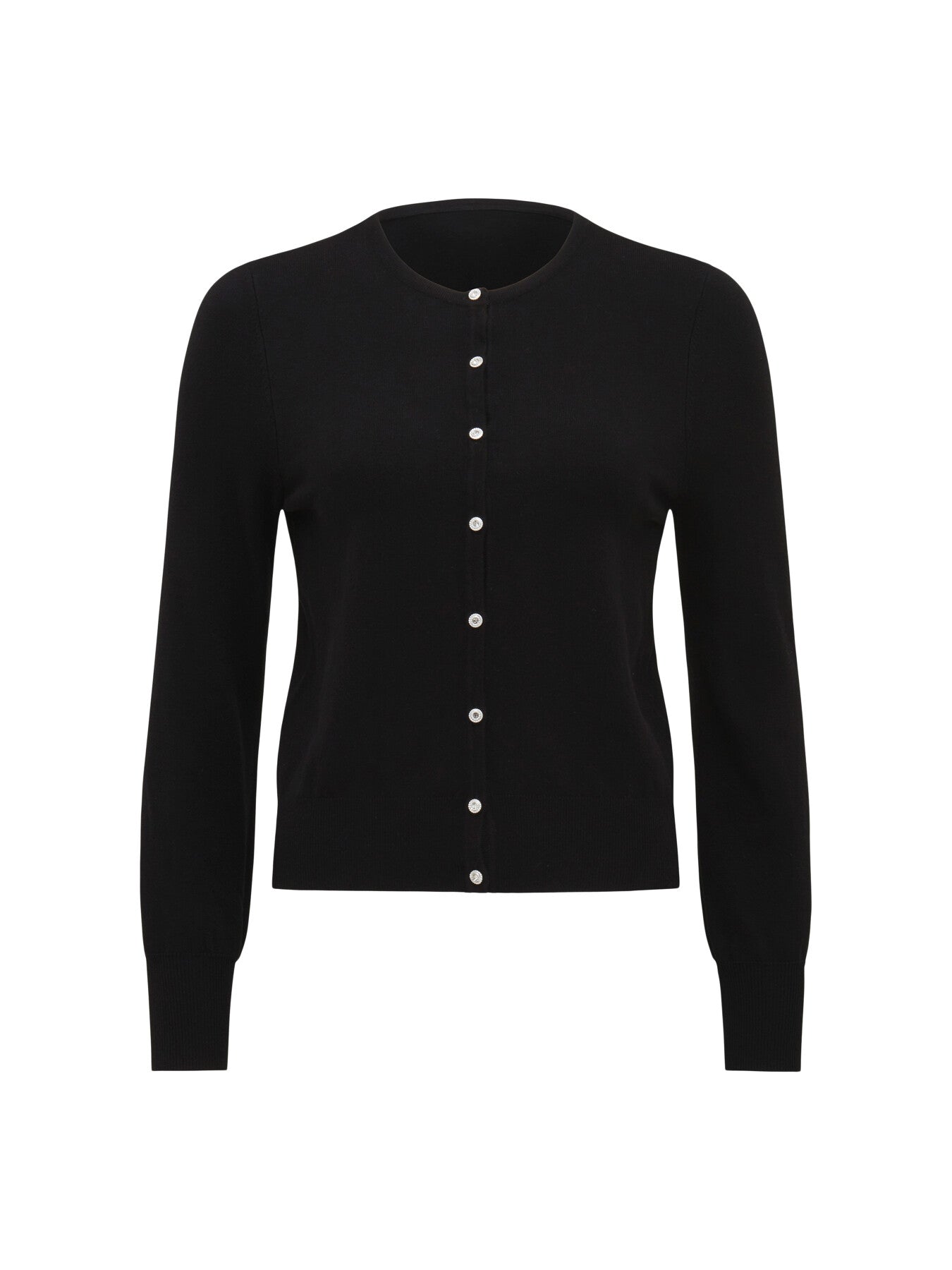 Morgan Basic Crew Knit Cardigan