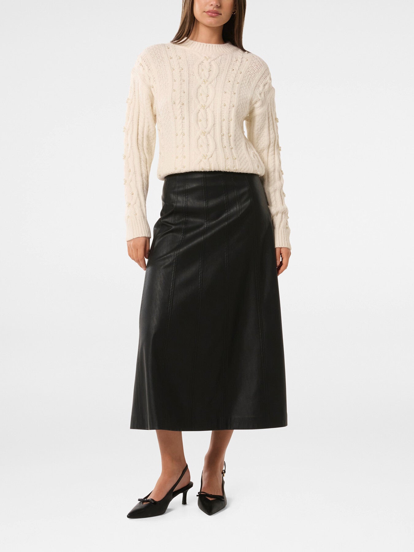 Marie Pearl Embellished Sweater