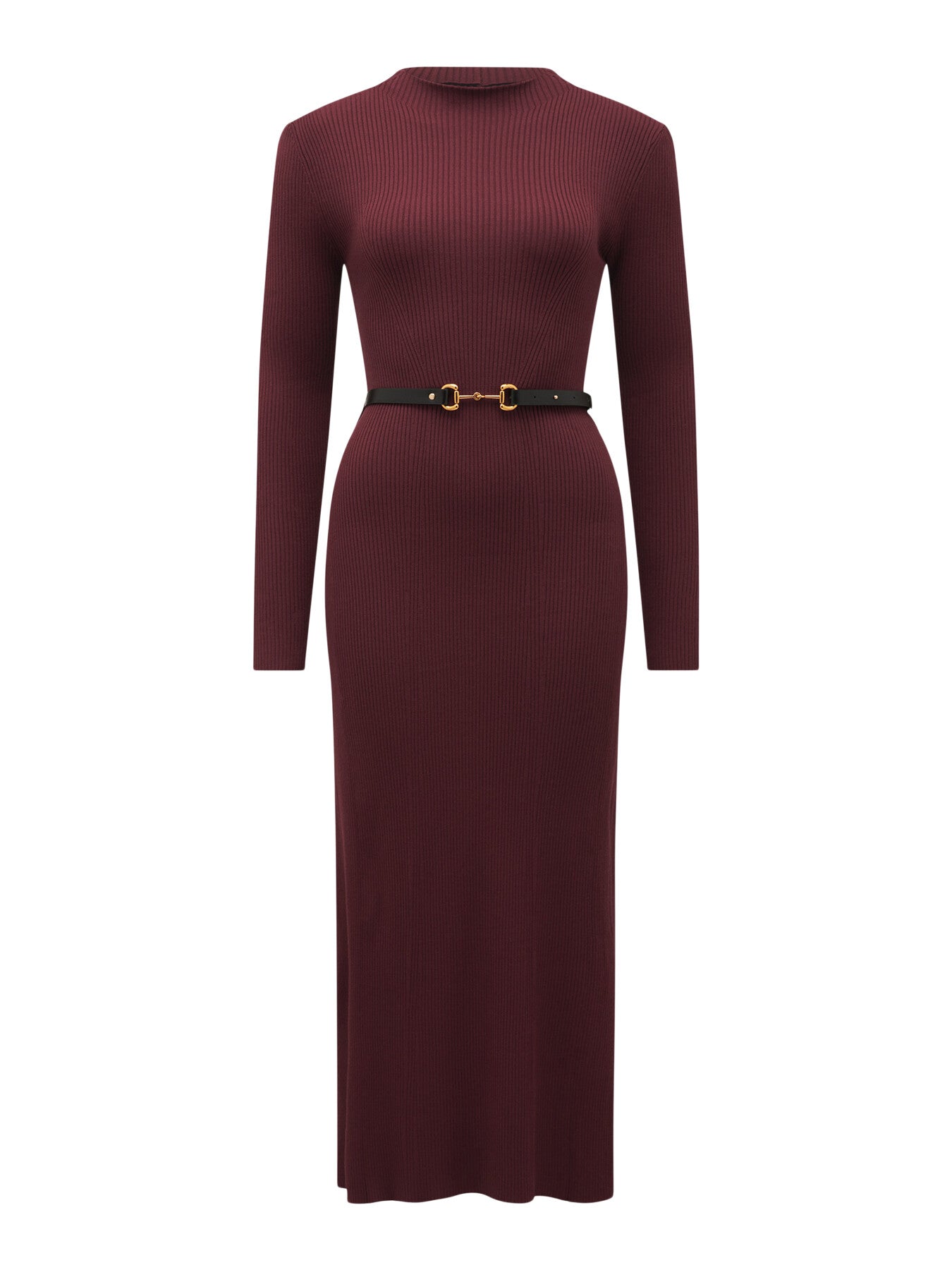 Leena Snaffle Belted Midi Dress