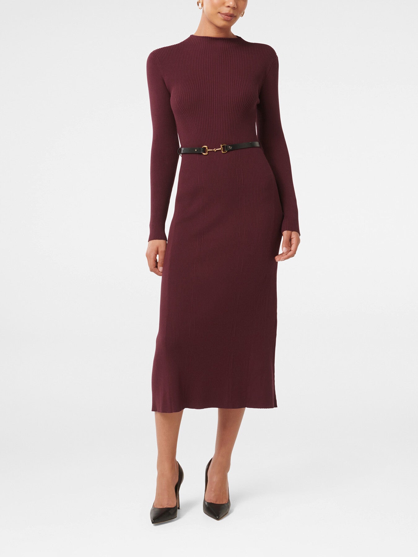 Leena Snaffle Belted Midi Dress