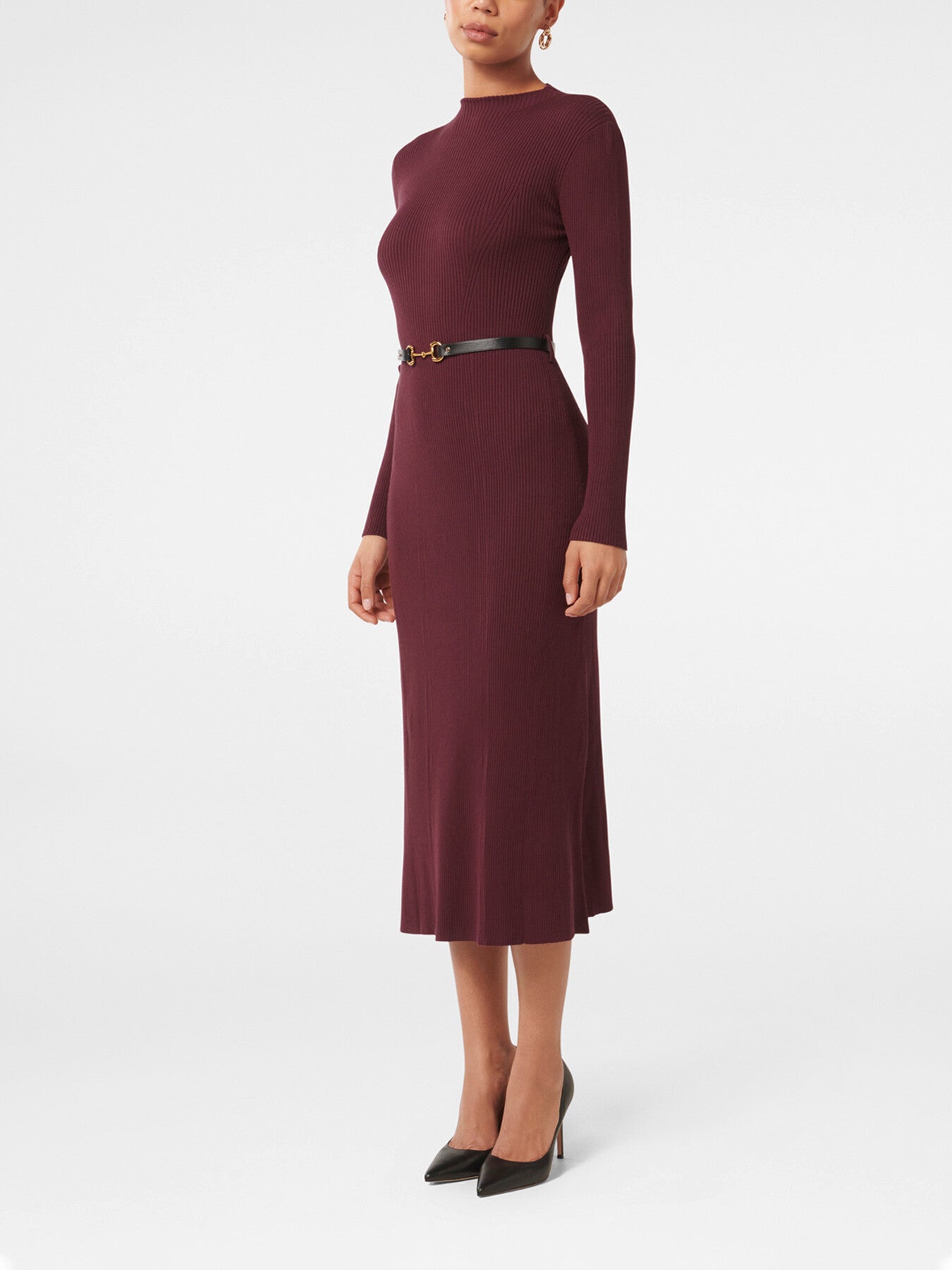 Leena Snaffle Belted Midi Dress