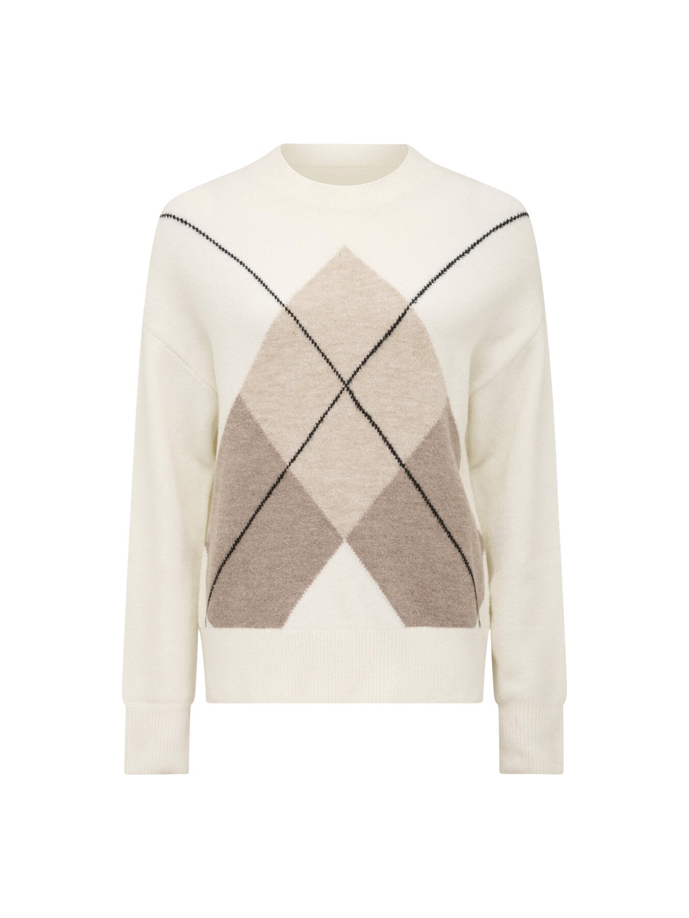 Emma Argyle Knit Sweater Premium Knitwear Fenwick