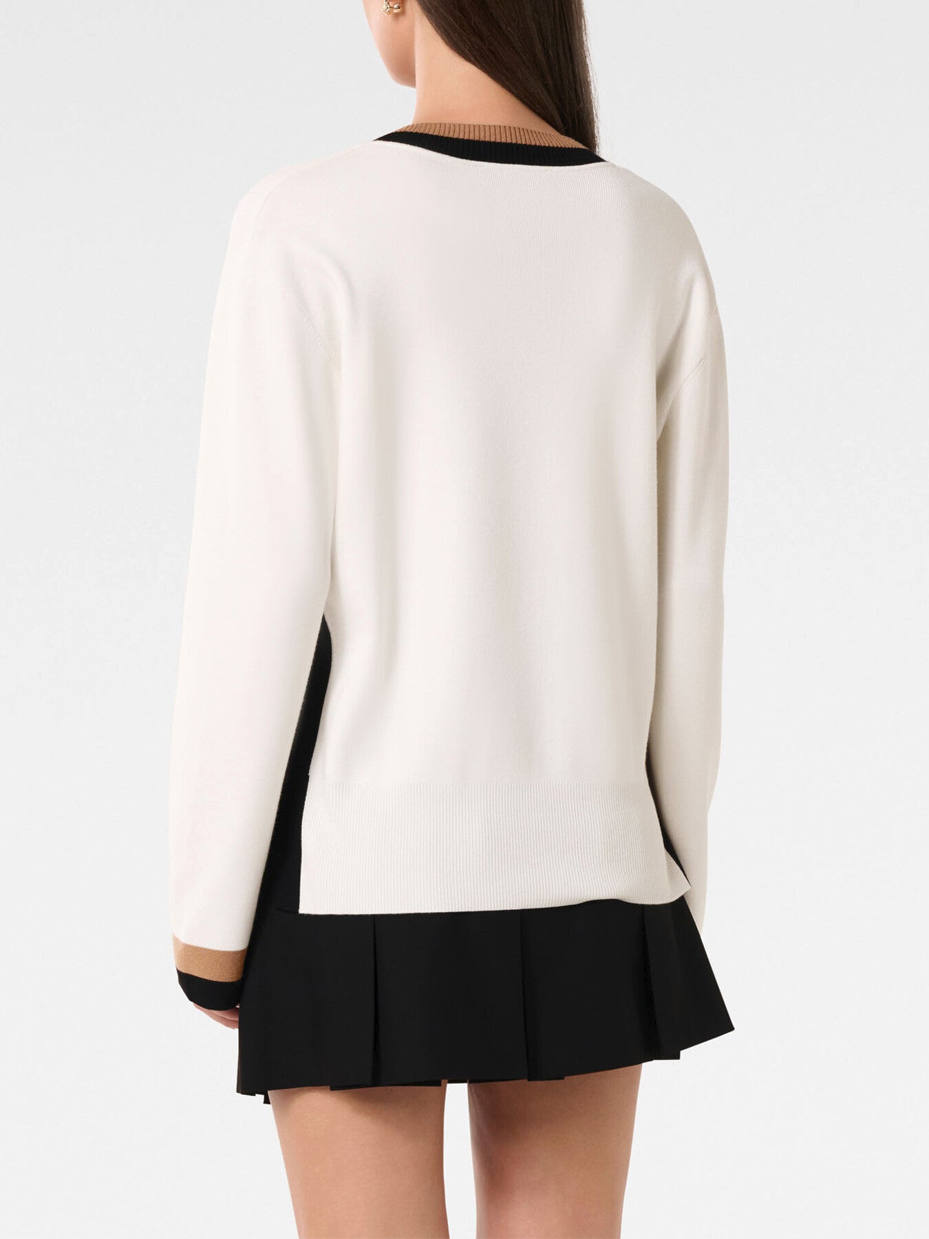 Rose Striped Trim Jumper
