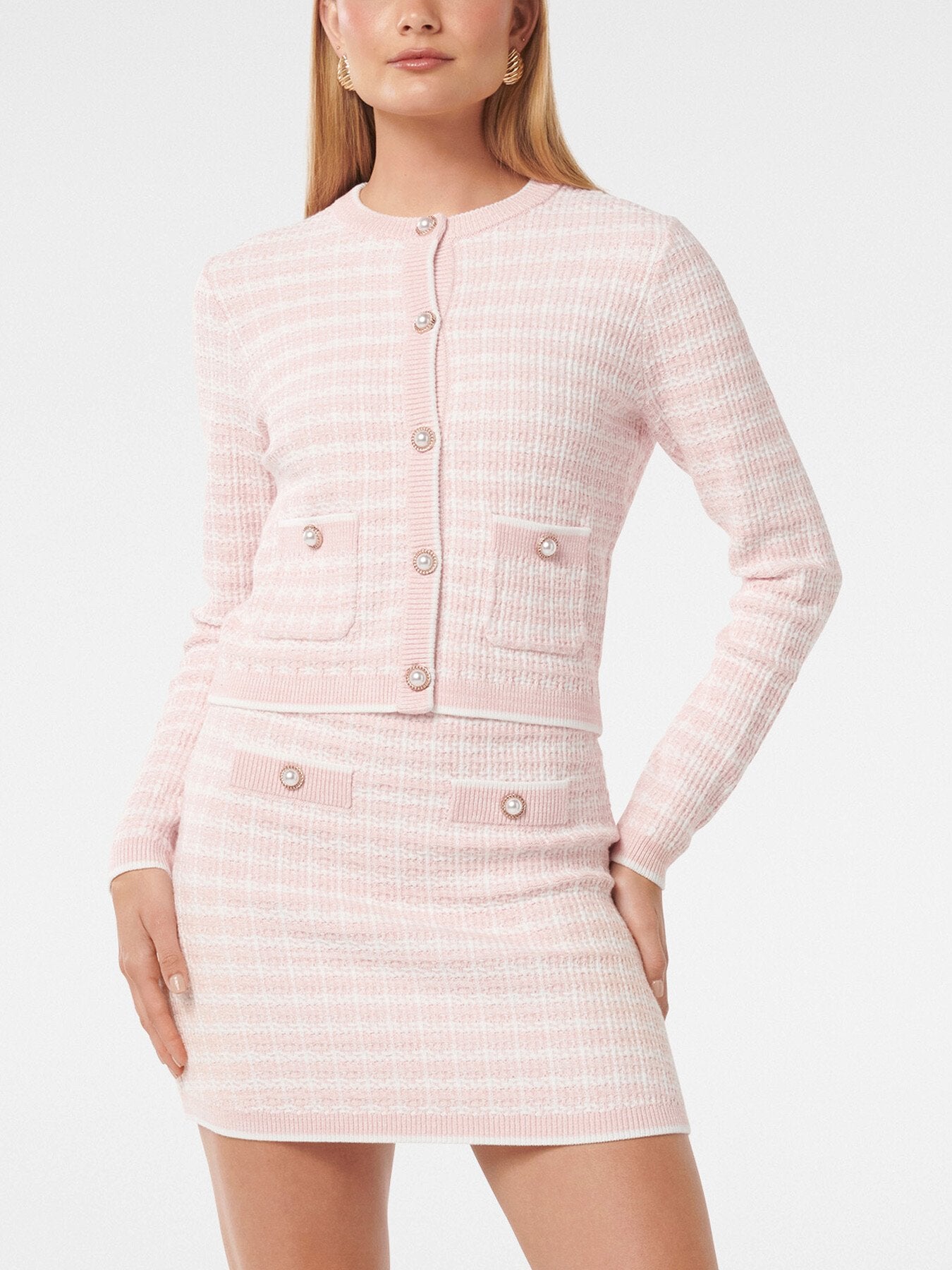 Louise Boucle Knit Cardigan