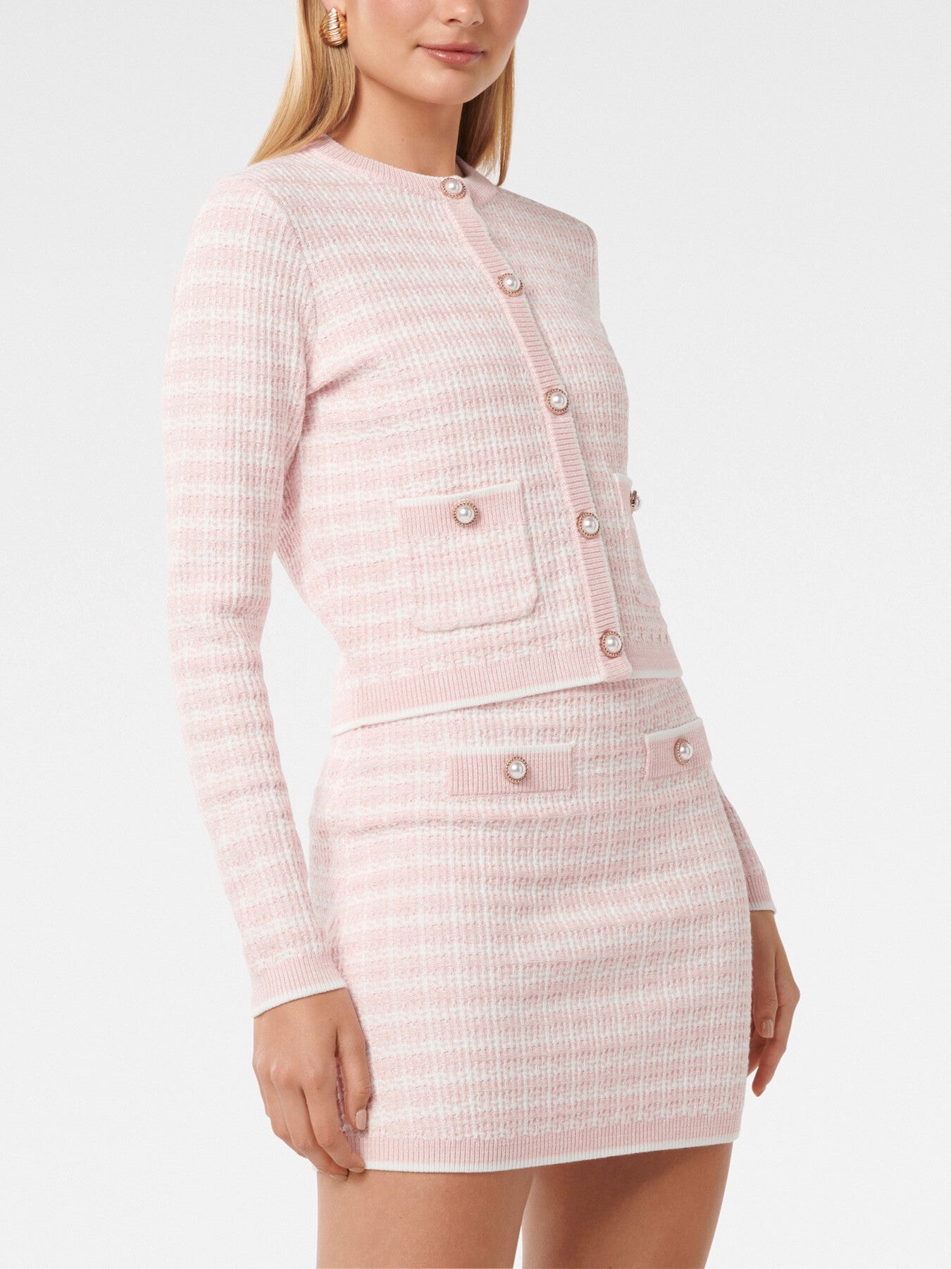 Louise Boucle Knit Cardigan