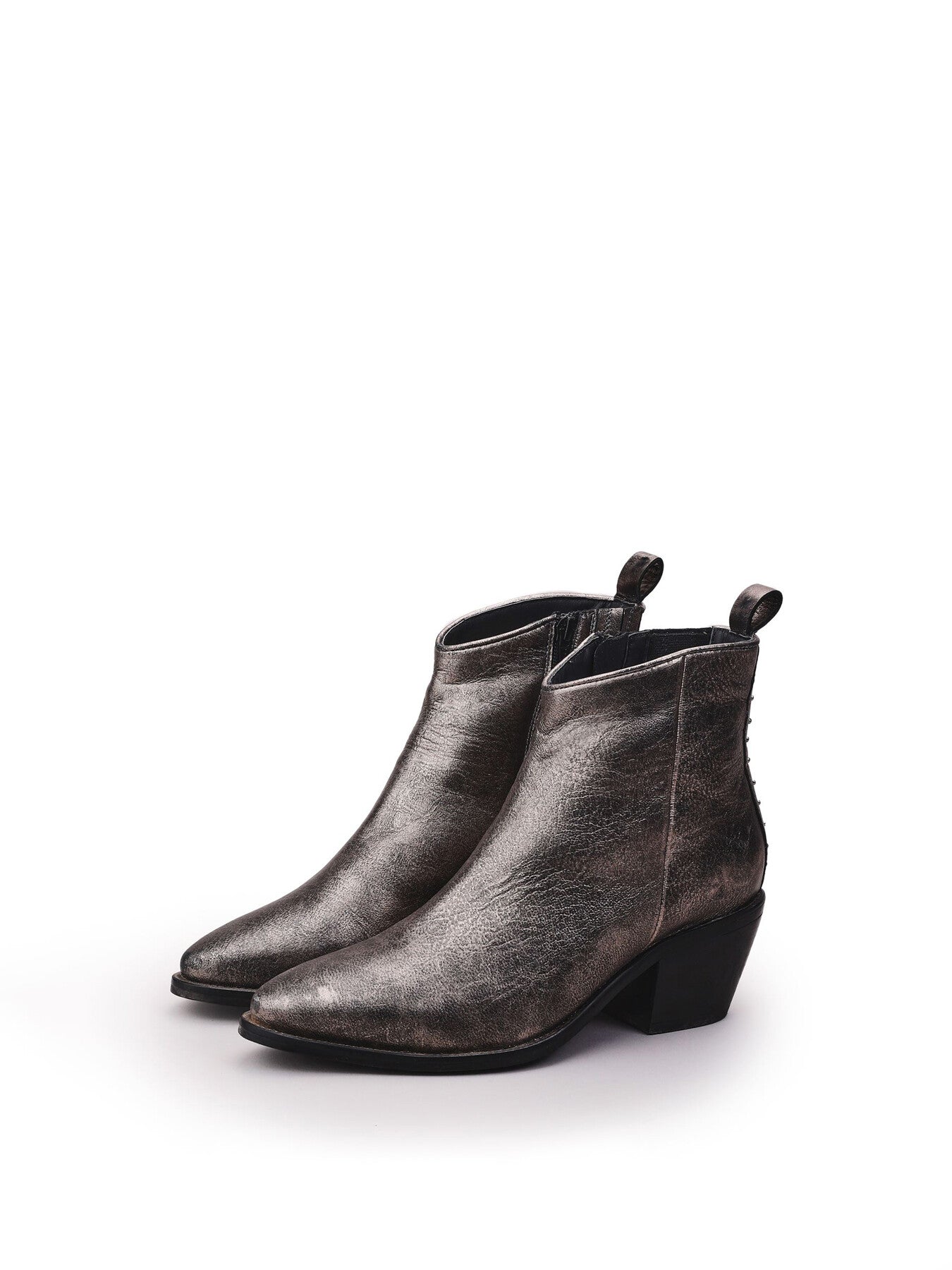 Maevie Metallic Leather Boots