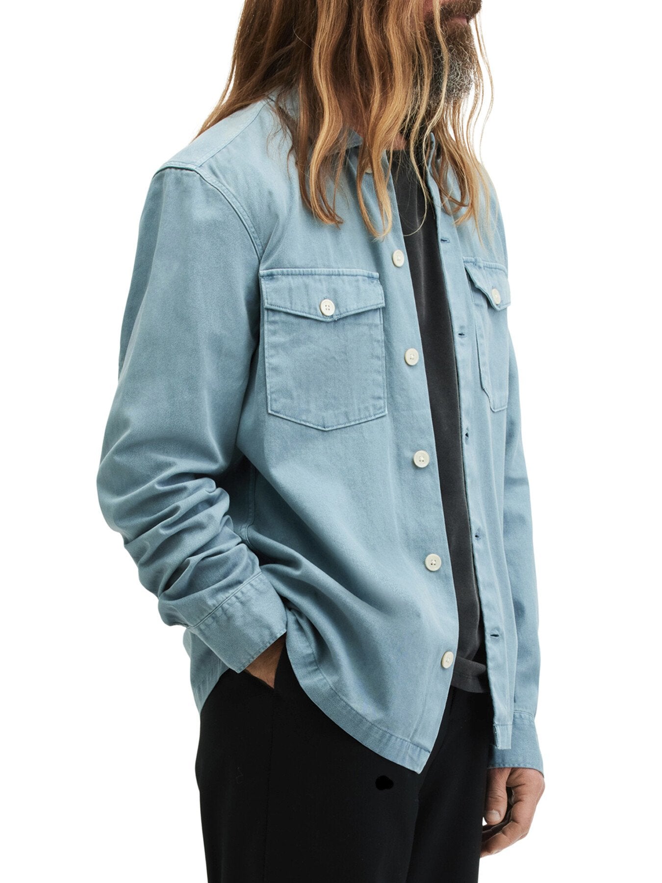 Dusty BlueSPOTTER LS SHIRT