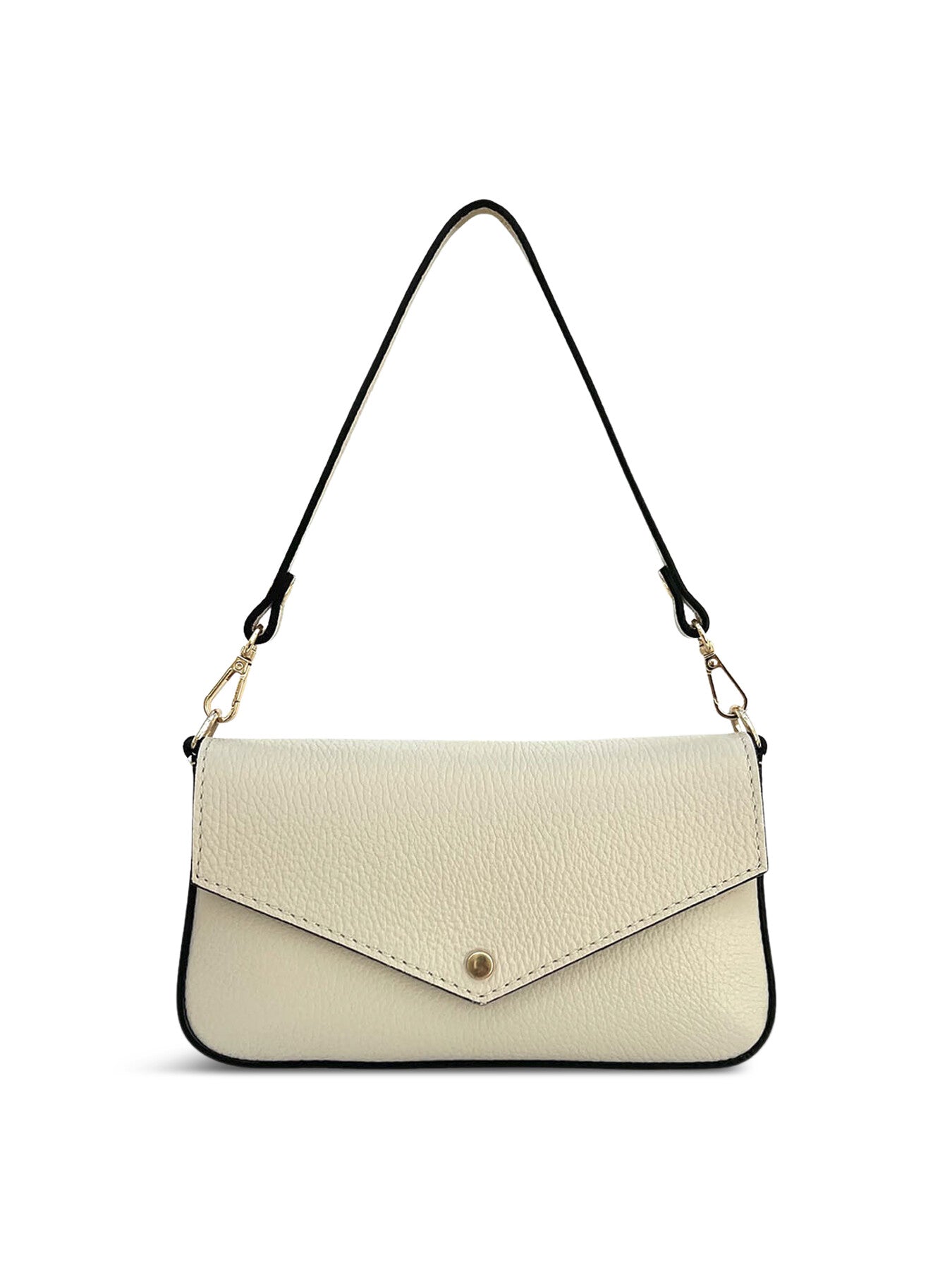 The Munro Stone Leather Shoulder Bag