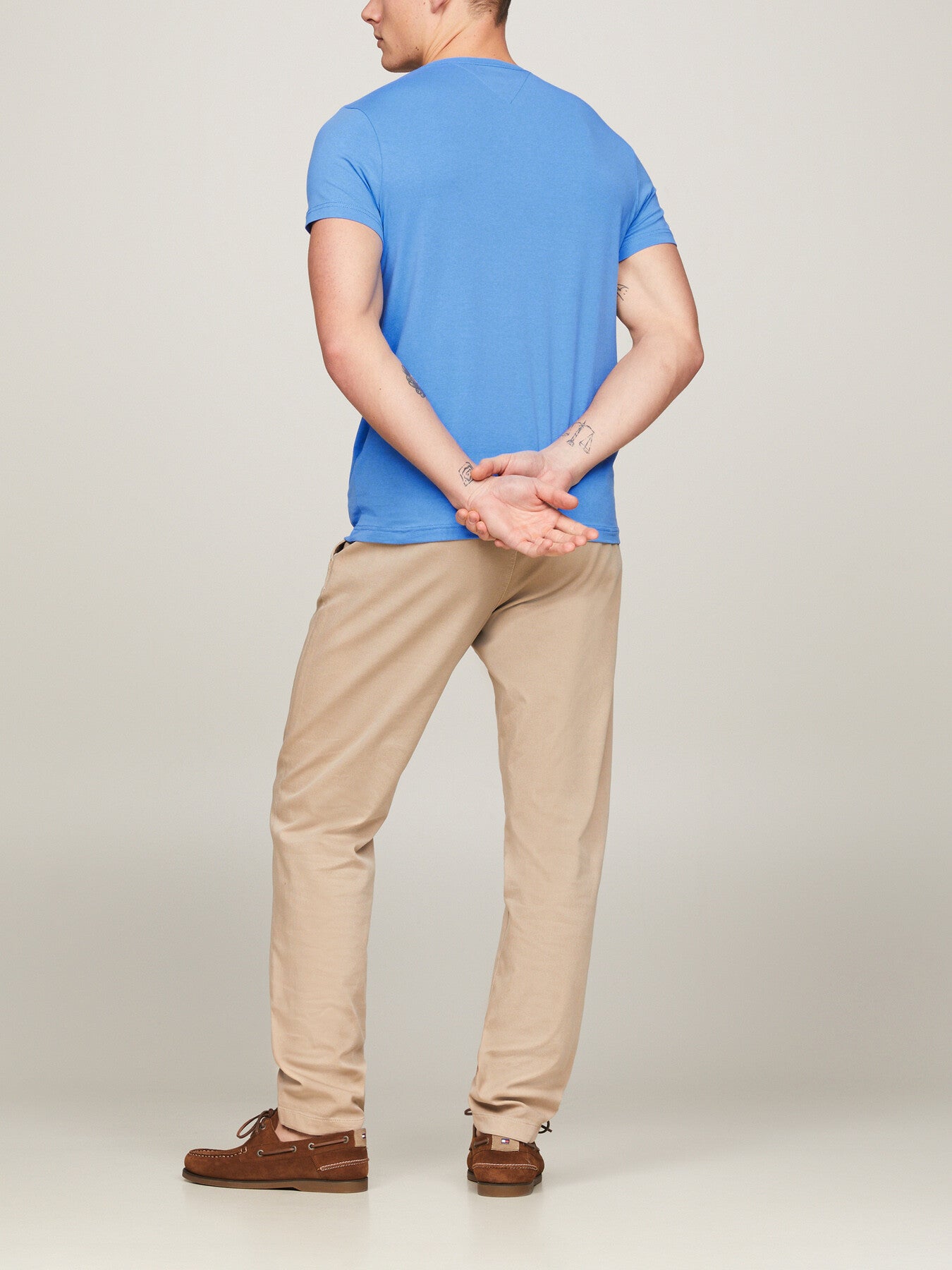 Flag Embroidery Extra Slim Fit T-Shirt
