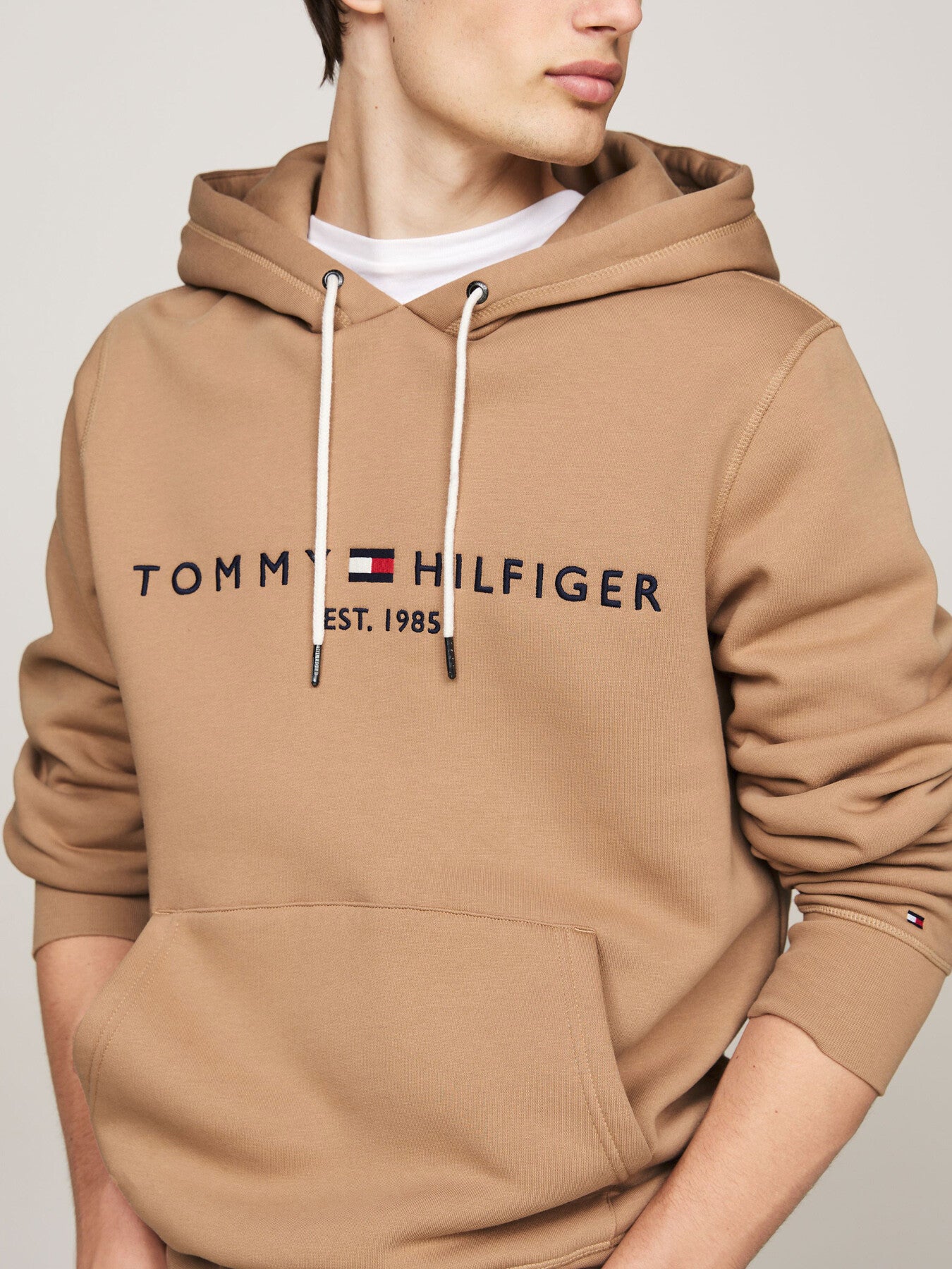 Drawstring Logo Embroidery Hoody