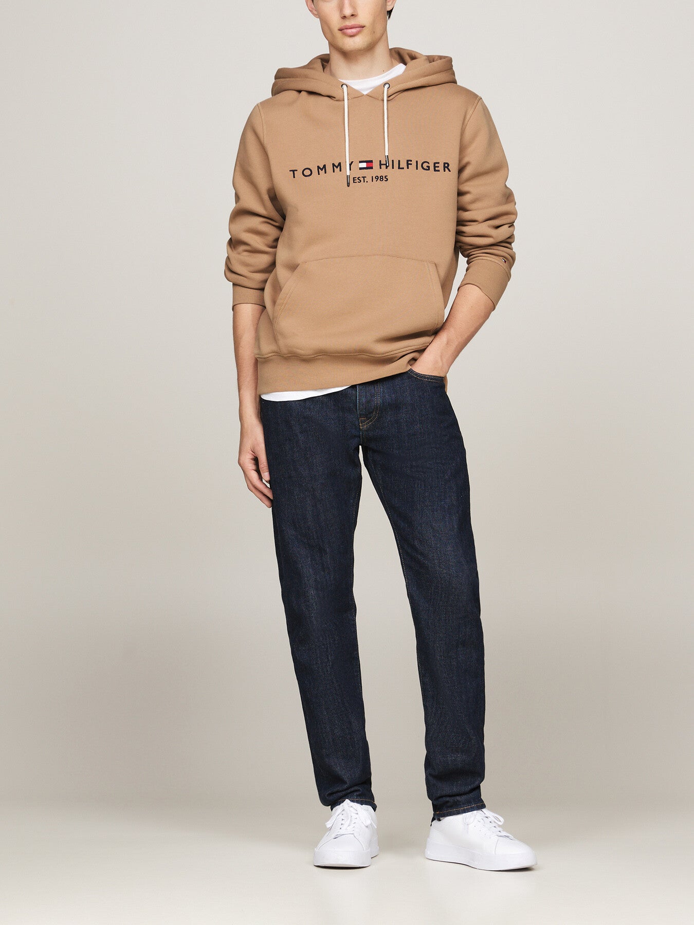Drawstring Logo Embroidery Hoody