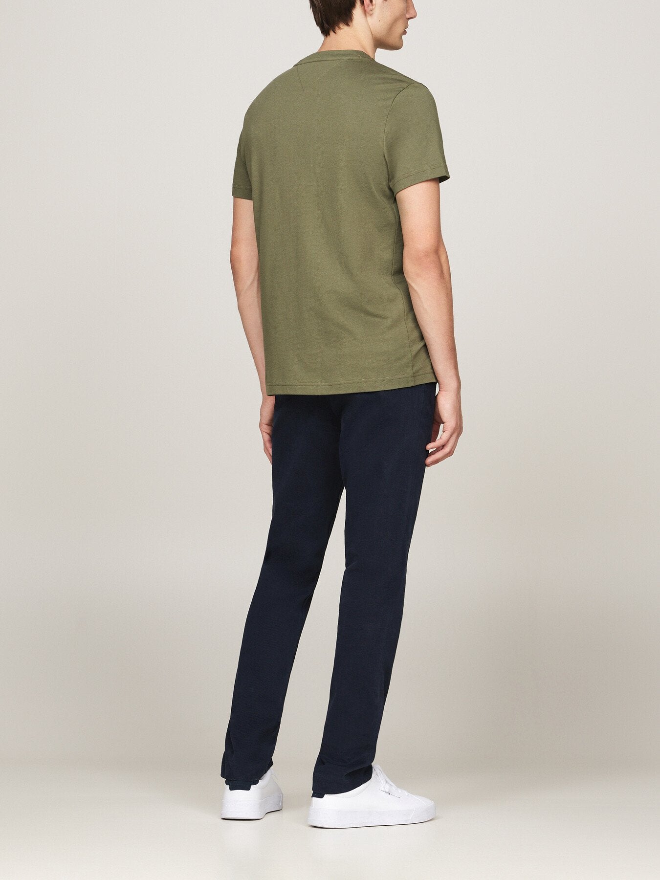 Logo Embroidery Slim T-Shirt