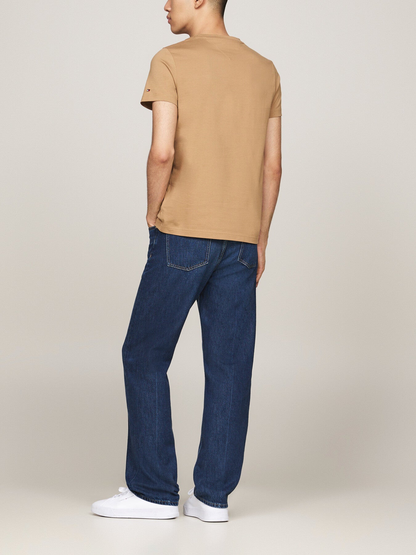 Logo Embroidery Slim T-Shirt