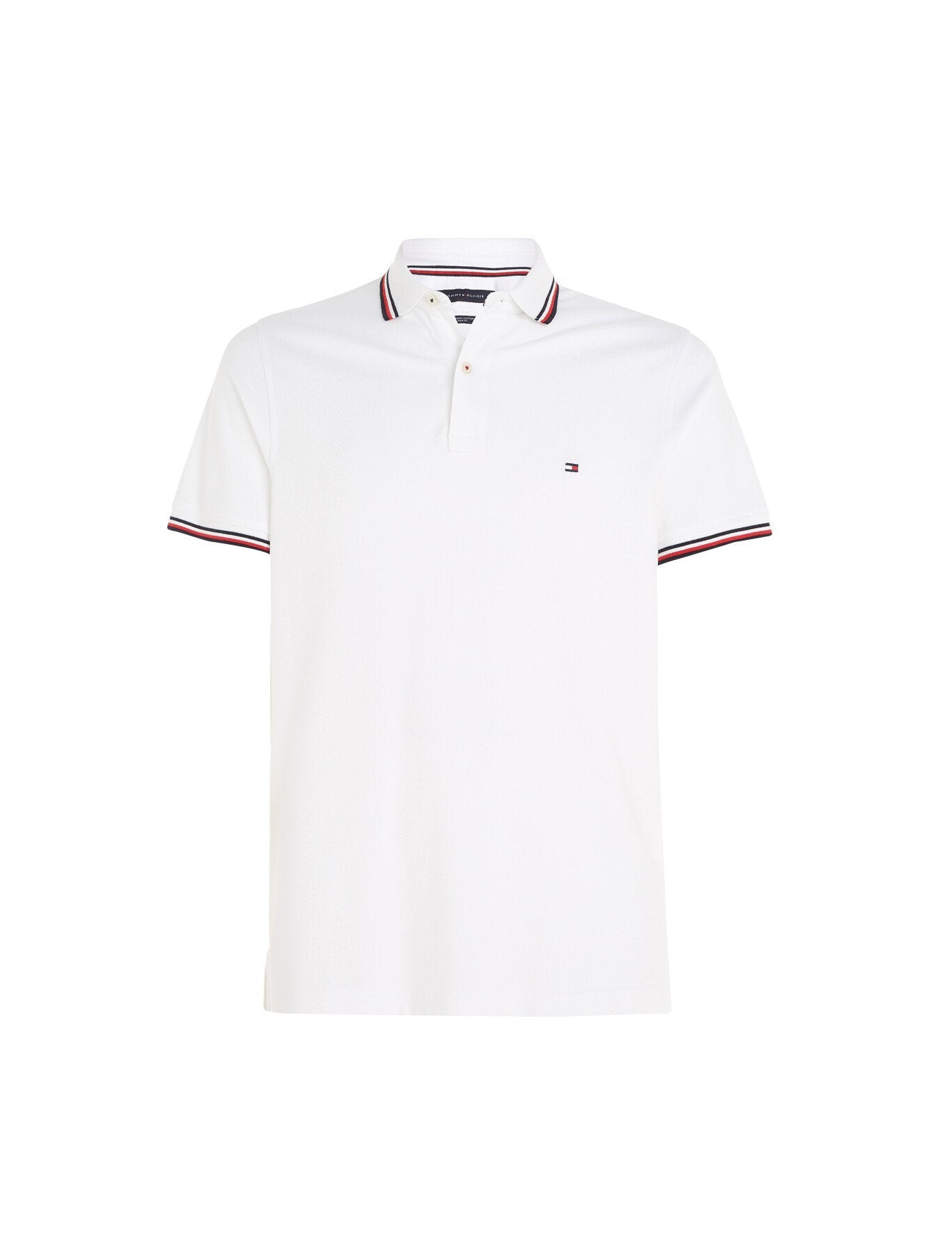 Tommy Tipped Slim Polo Top