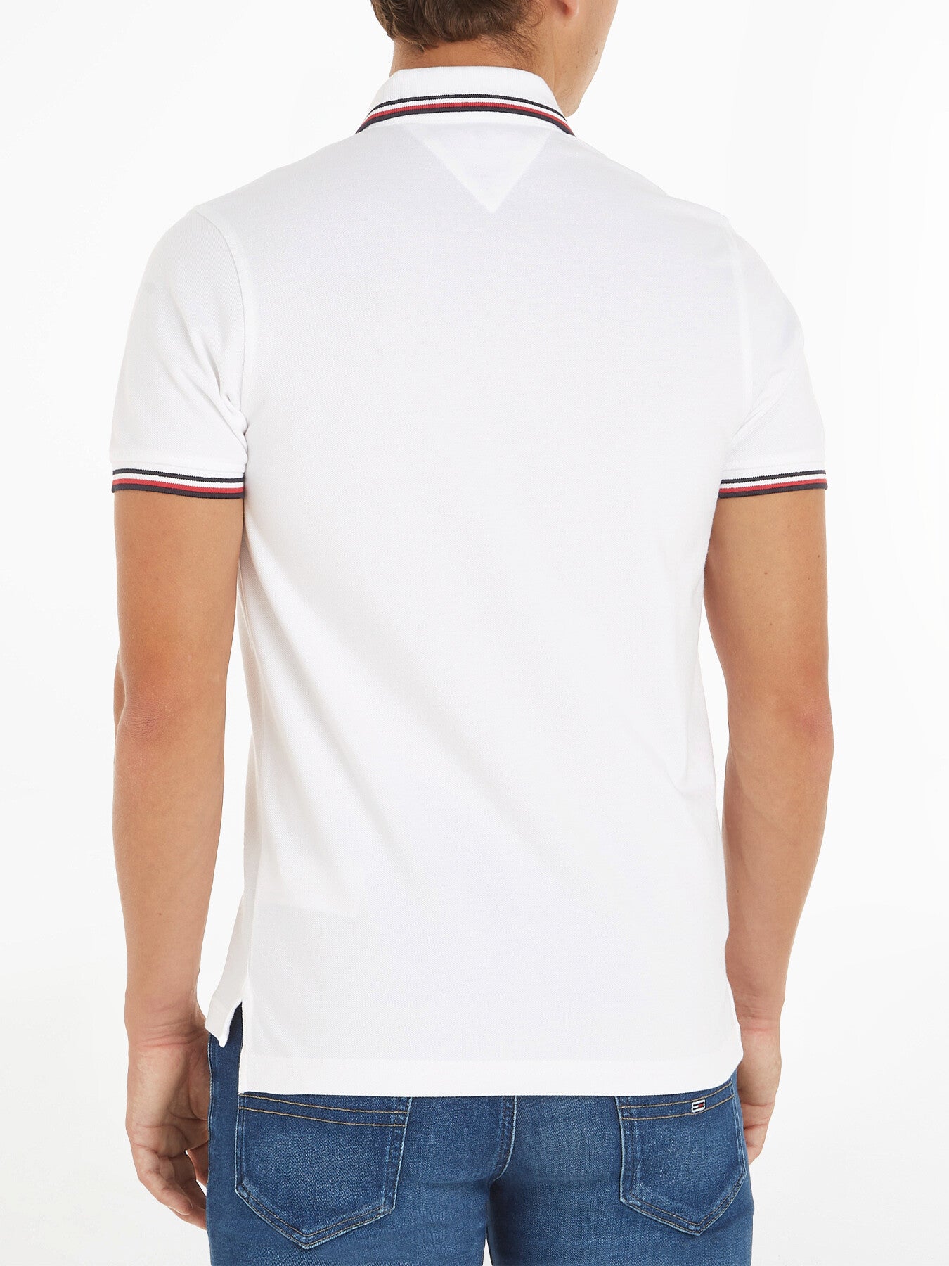 Tommy Tipped Slim Polo Top