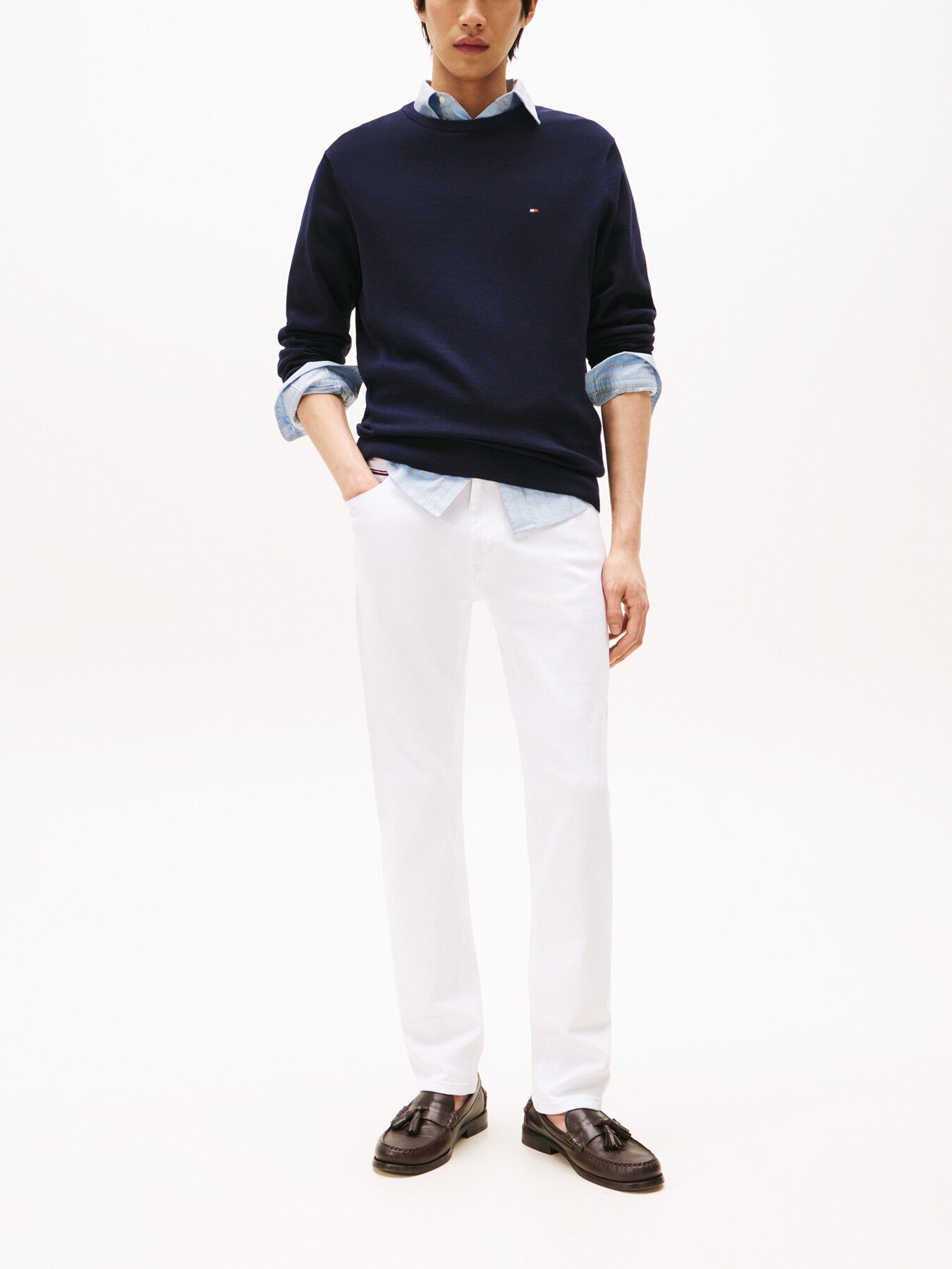 Essential Cotton Crew Neck Jumper