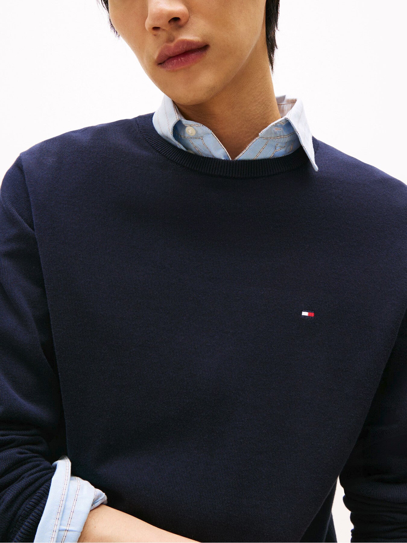 Essential Cotton Crew Neck Jumper