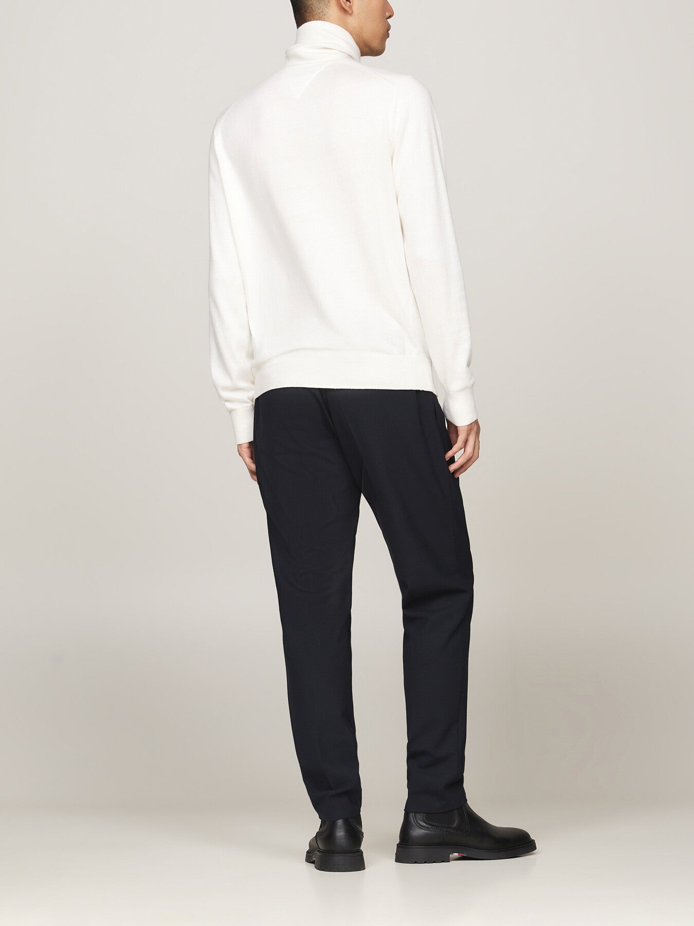 Roll Neck Jumper with Cashmere