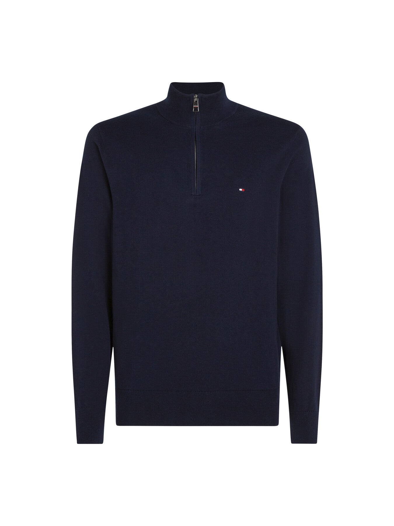 Pima Cashmere Blend Zip Sweater