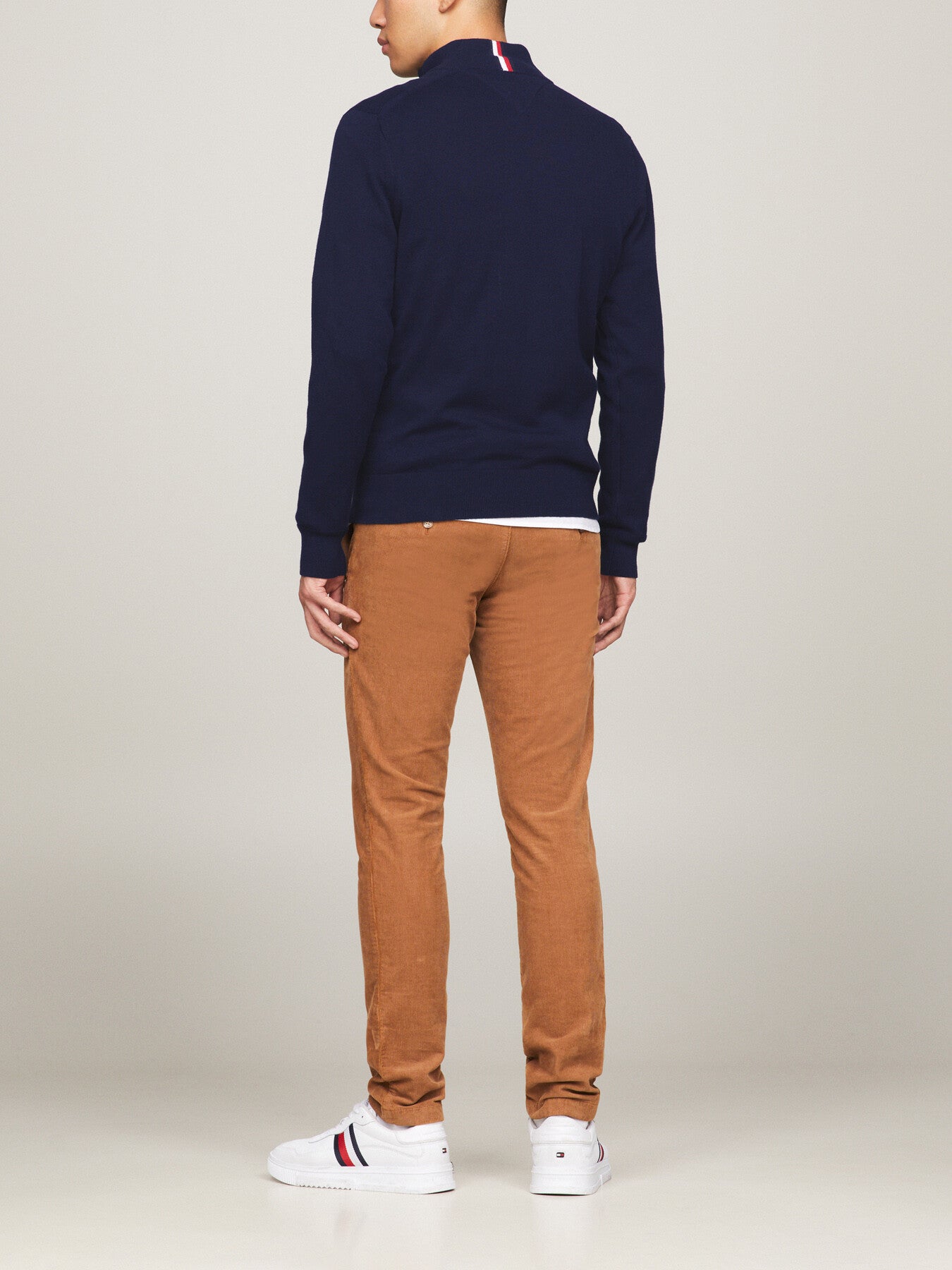 Pima Cashmere Blend Zip Sweater