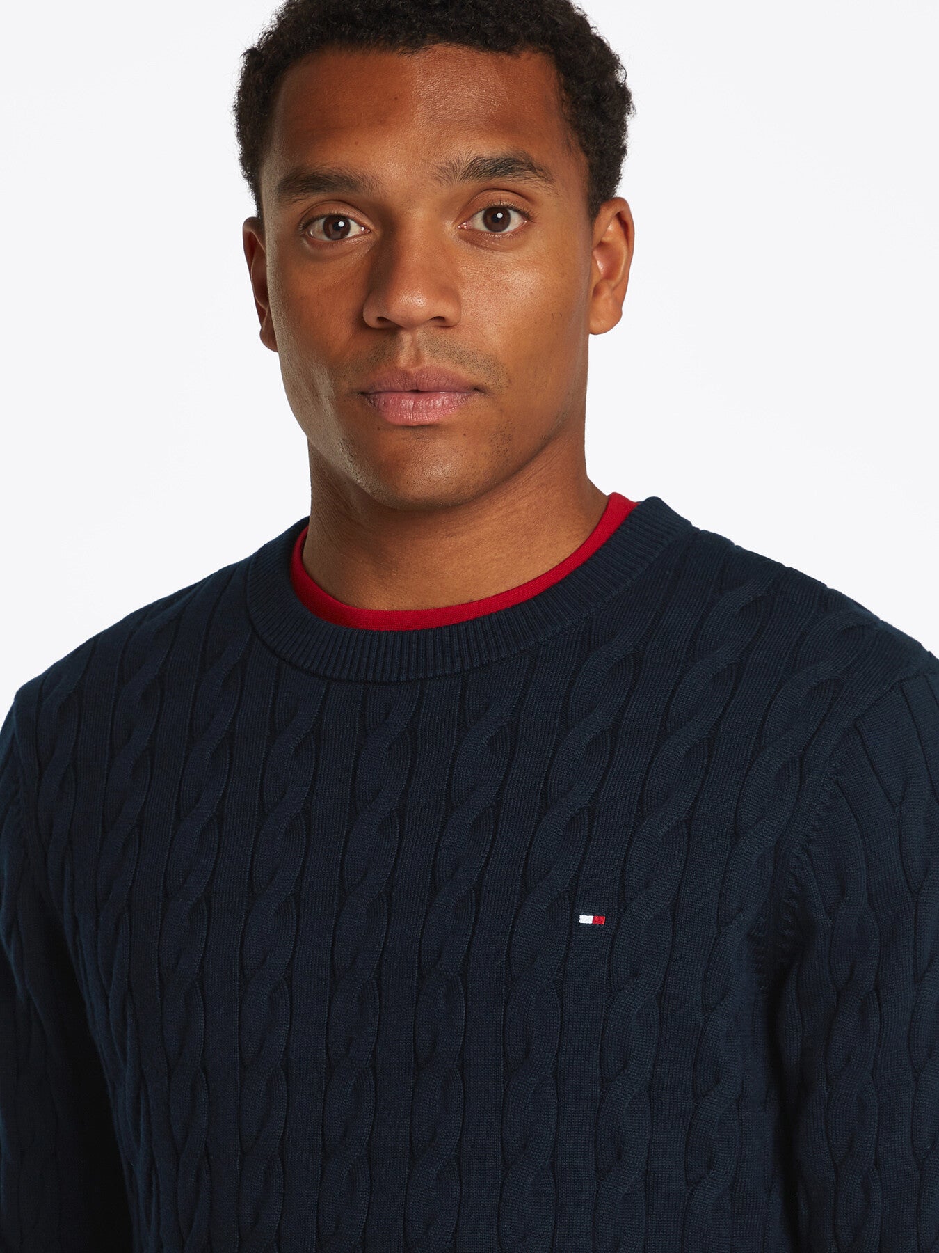 Cable Knit Crew Neck Jumper