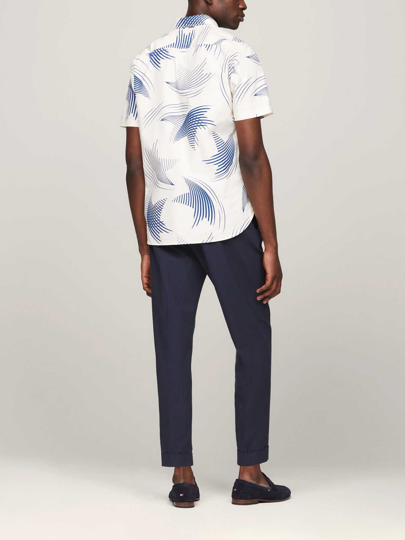 Motion Star Print Short Sleeve Regular