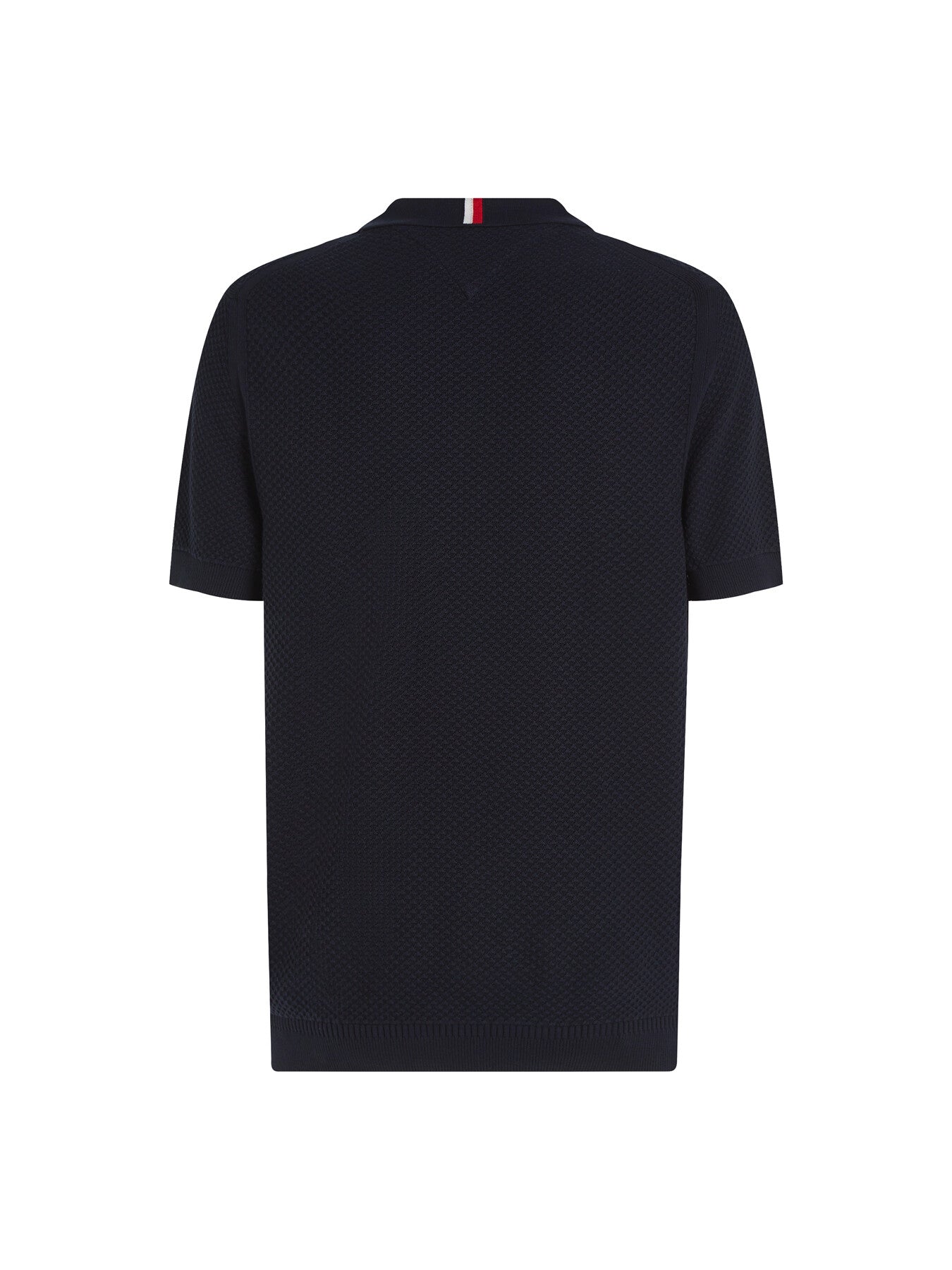 Oval Waffle Knit Regular Fit Polo