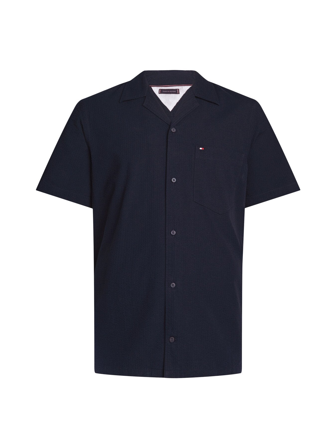 Seersucker Regular Fit Short Sleeve Shirt