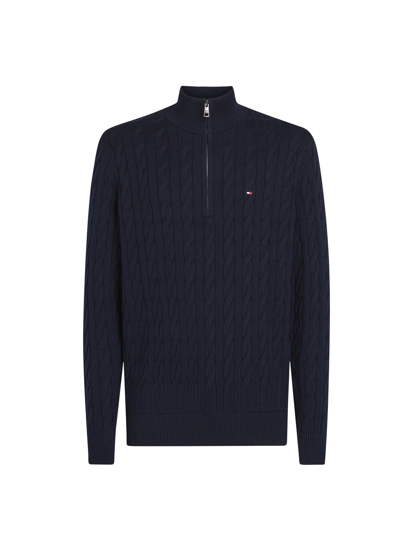 Cable Knit Half-Zip Jumper