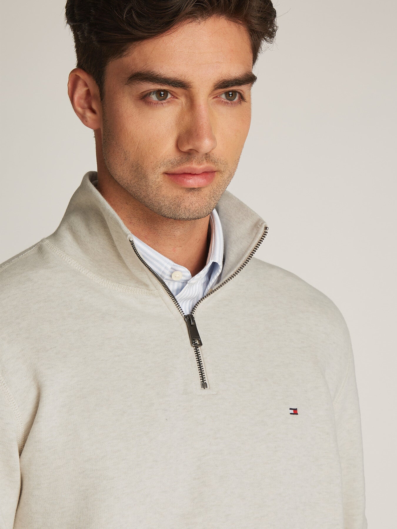 Essential Quarter Zip Fleece Sweatshirt