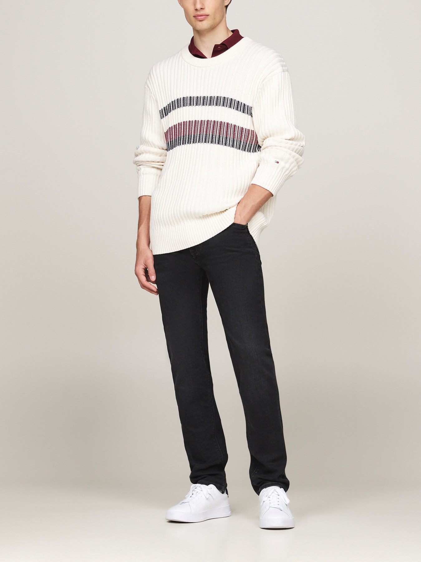 TH Flex Bleecker Black Slim Jeans