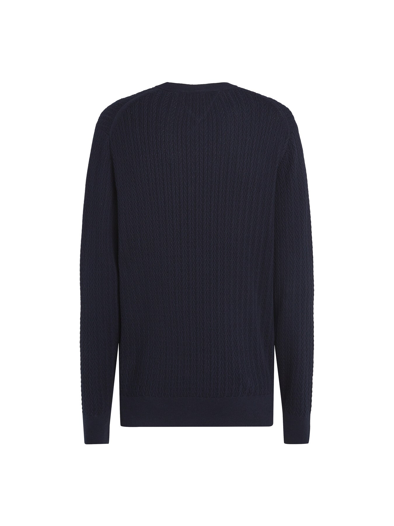 Herringbone Crew Neck Sweater