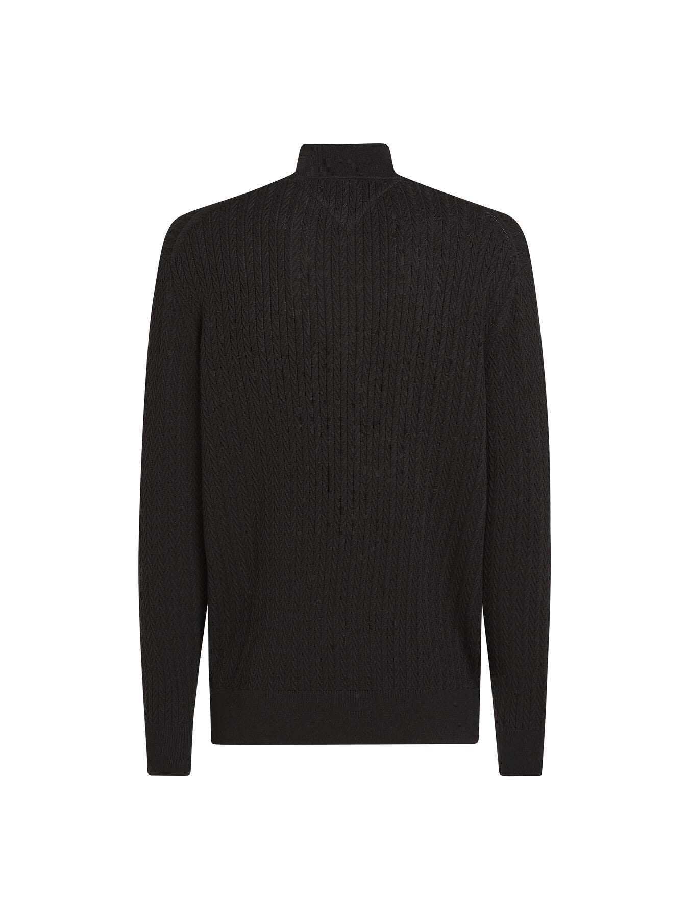 Herringbone Zip Sweater