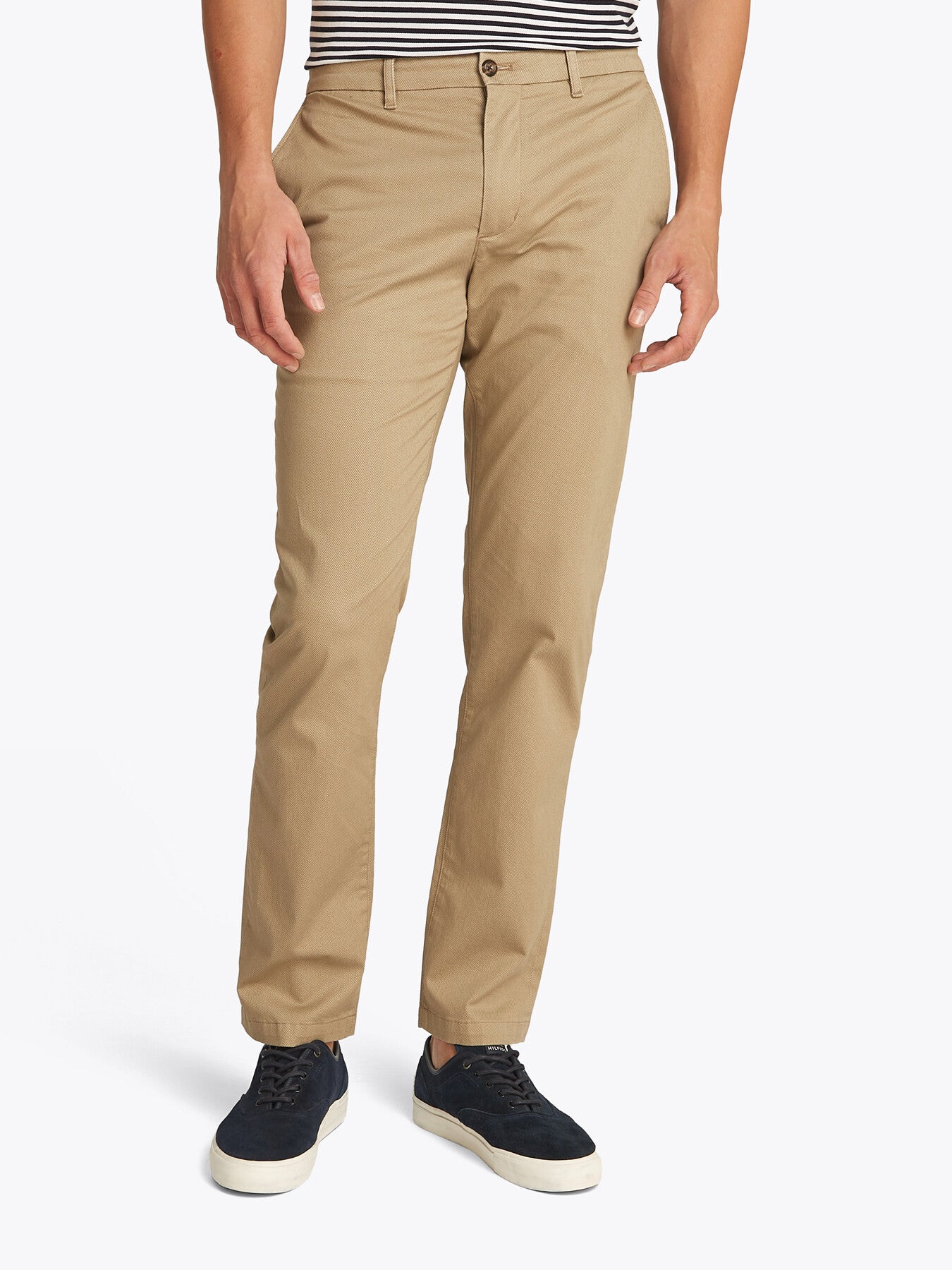 Denton Stretch Structured Chino Trousers
