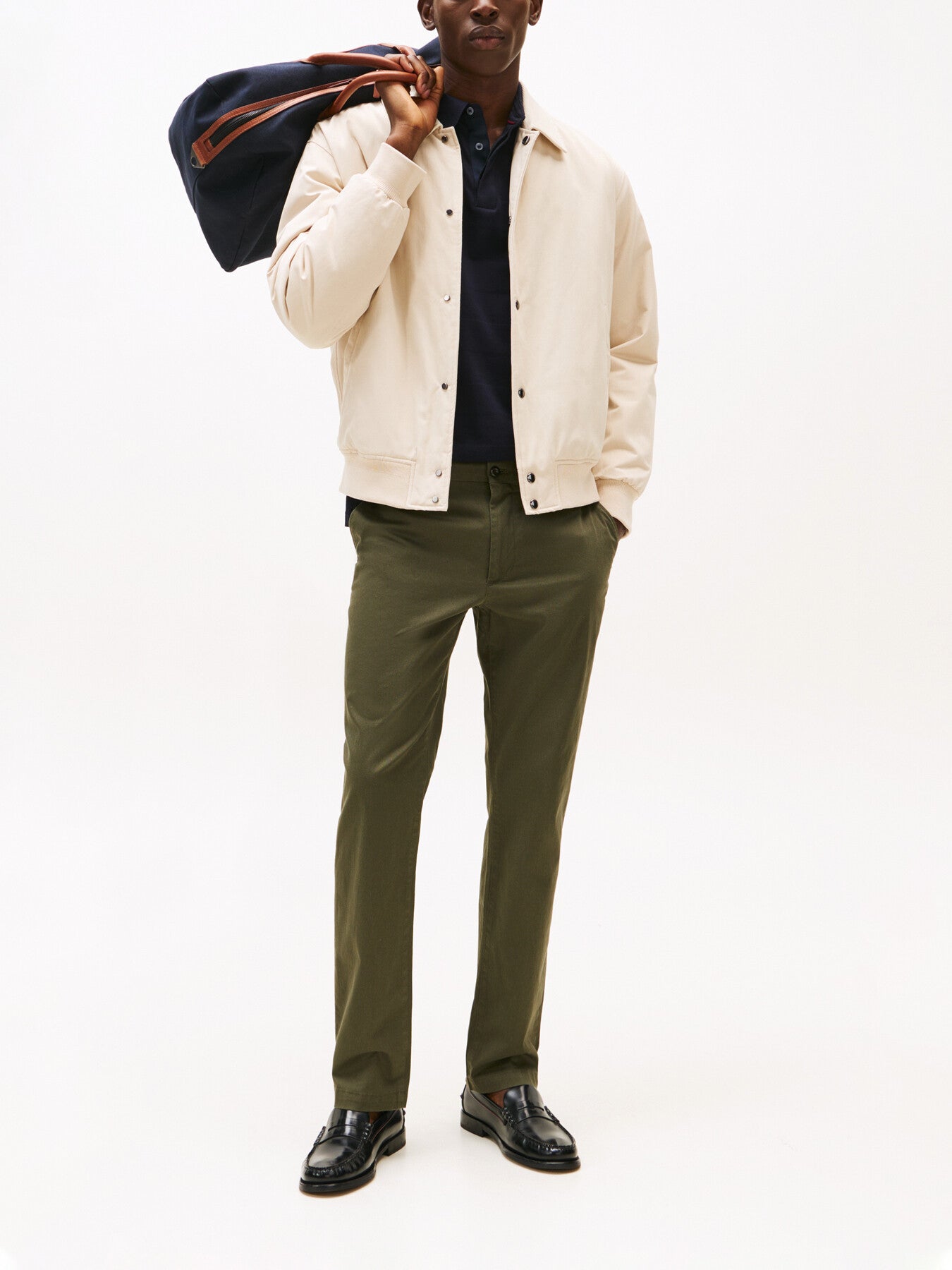Denton Stretch Structured Chino Trousers