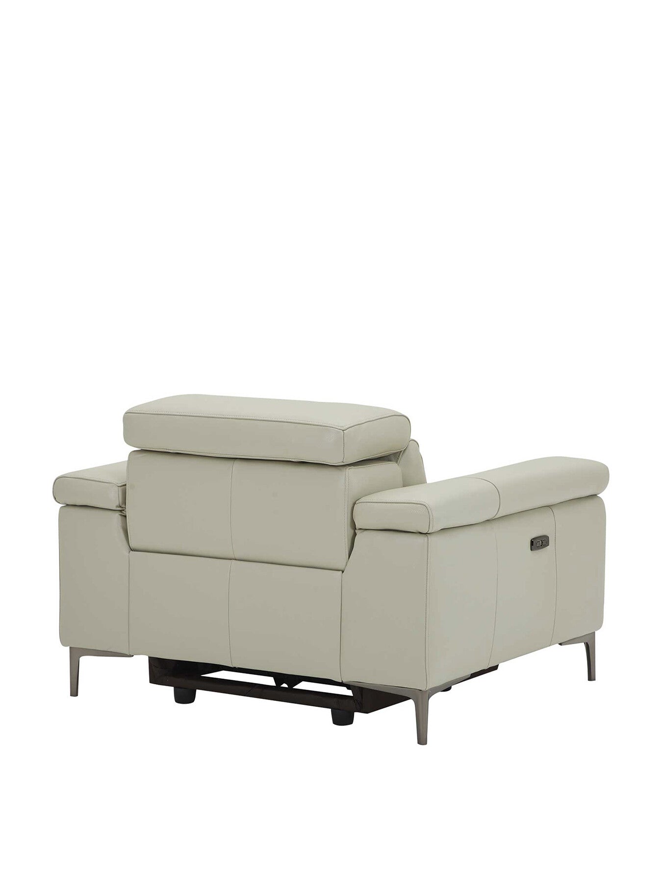 Paolo Leather Electric Recliner Armchair With Head