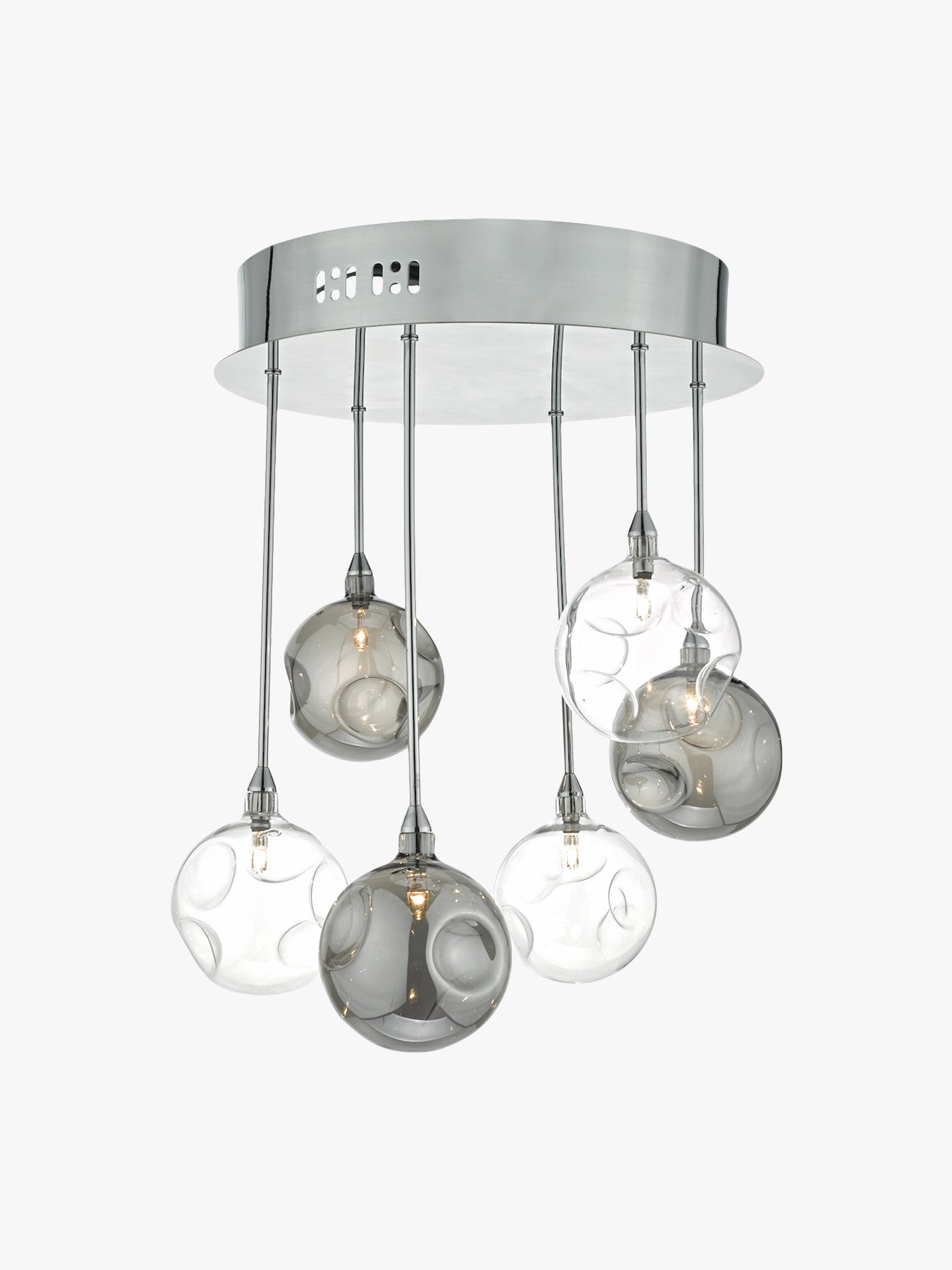 Quinn 6 light Semi Flush Pendant