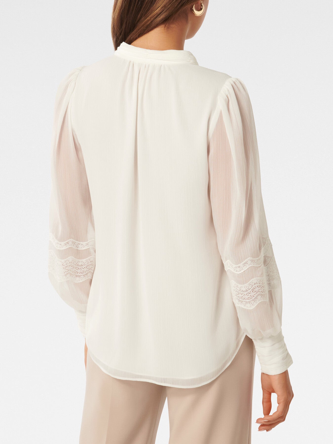 Wendy Wave Trim Blouse