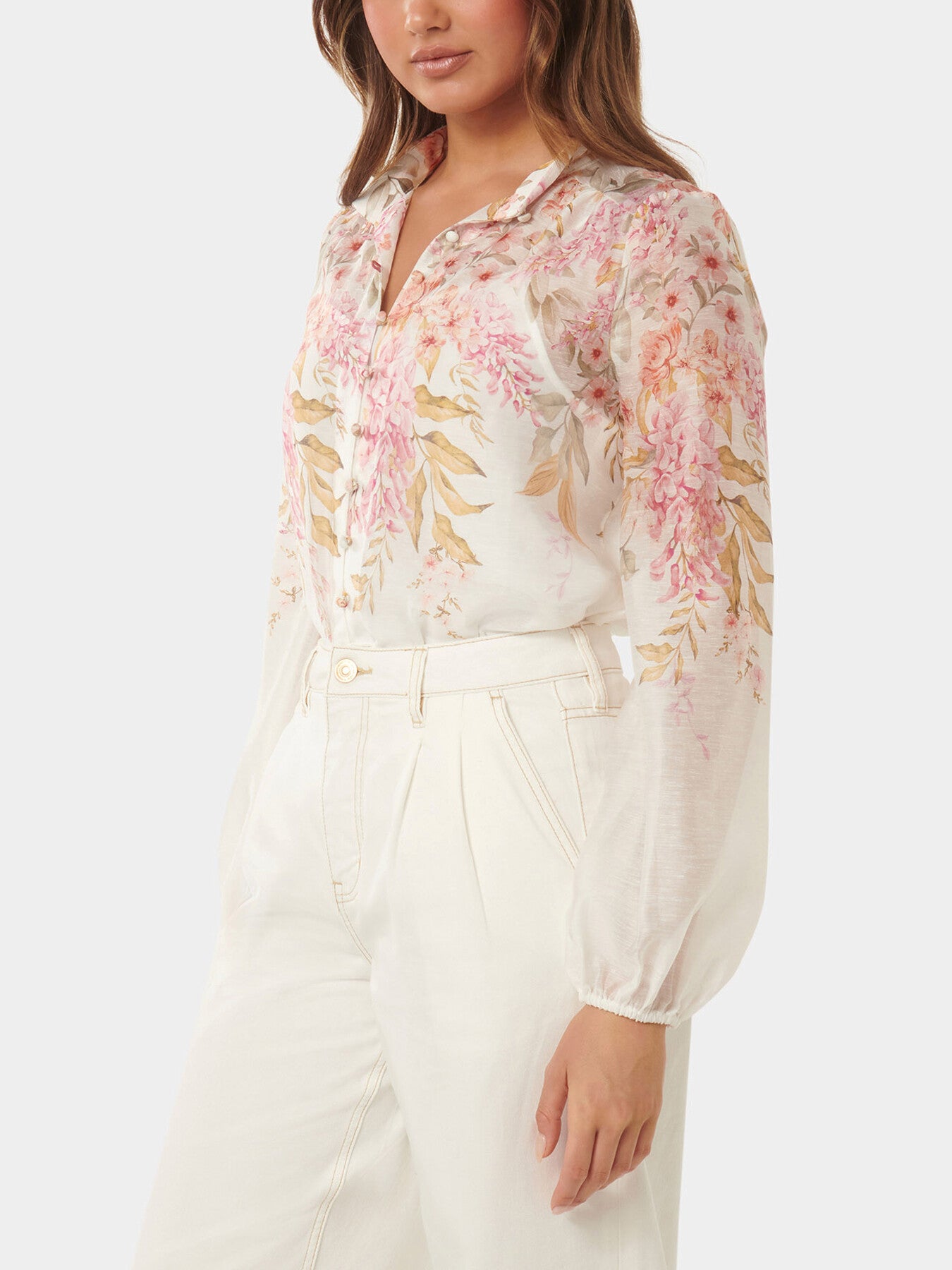 Ellidy Button Down Blouse